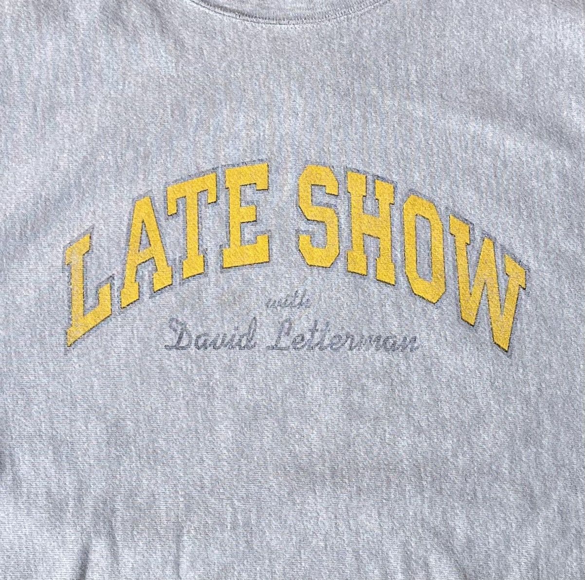 Champion Y2k Champion Reverse Weave David Letterman “the Late Show” Size US XL / EU 56 / 4 - 5 Thumbnail