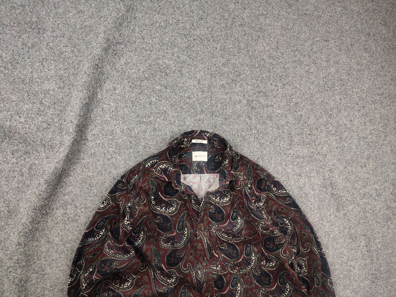 Gant Gant Paisley Corduroy Button Shirt Plumped Vintage RRL Style Size US XL / EU 56 / 4 - 1 Thumbnail