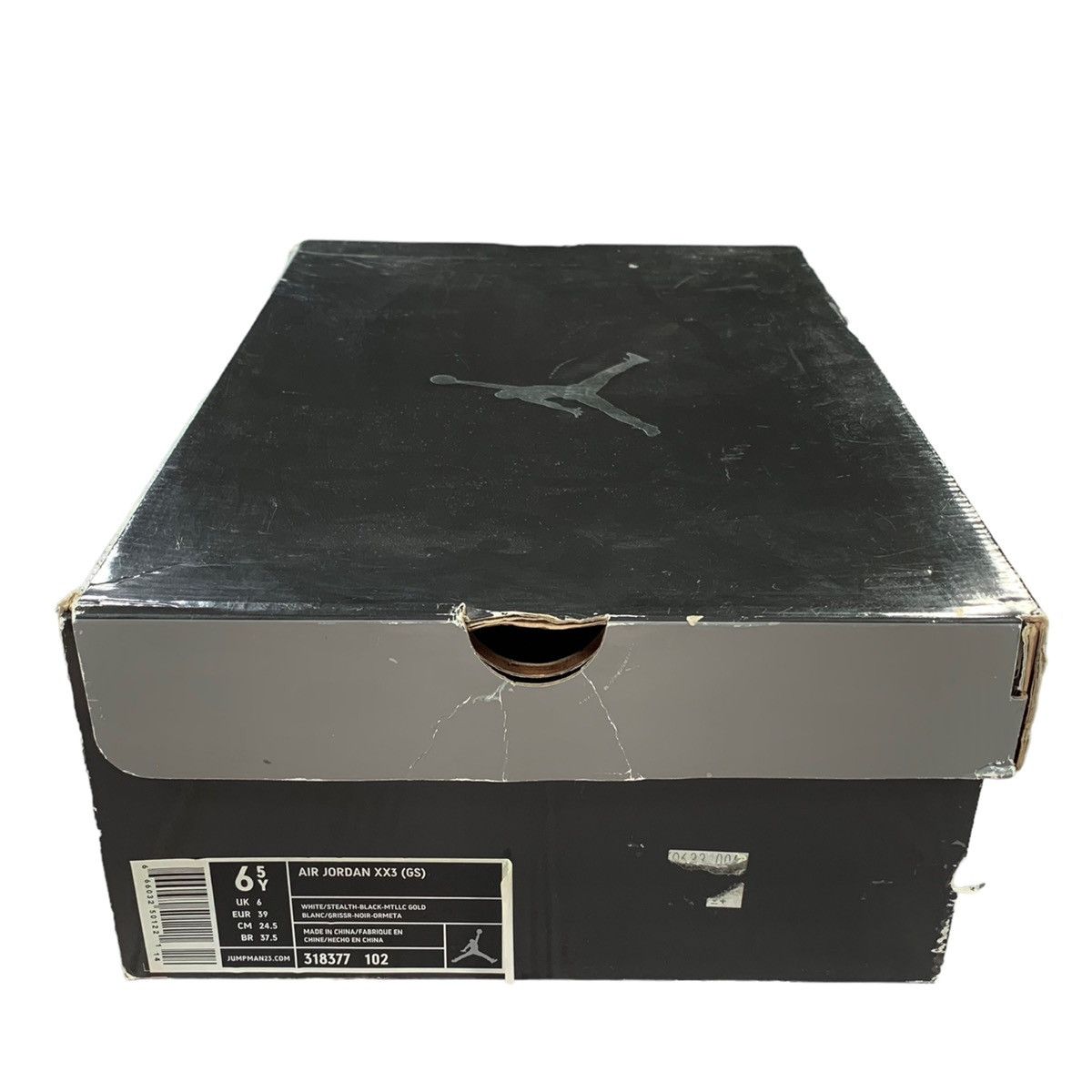 Jordan Brand VTG Air Jordan 23 XX3 Stealth Grey White Gold 2008 Sneakers Size US 6.5 / EU 39-40 - 11 Thumbnail