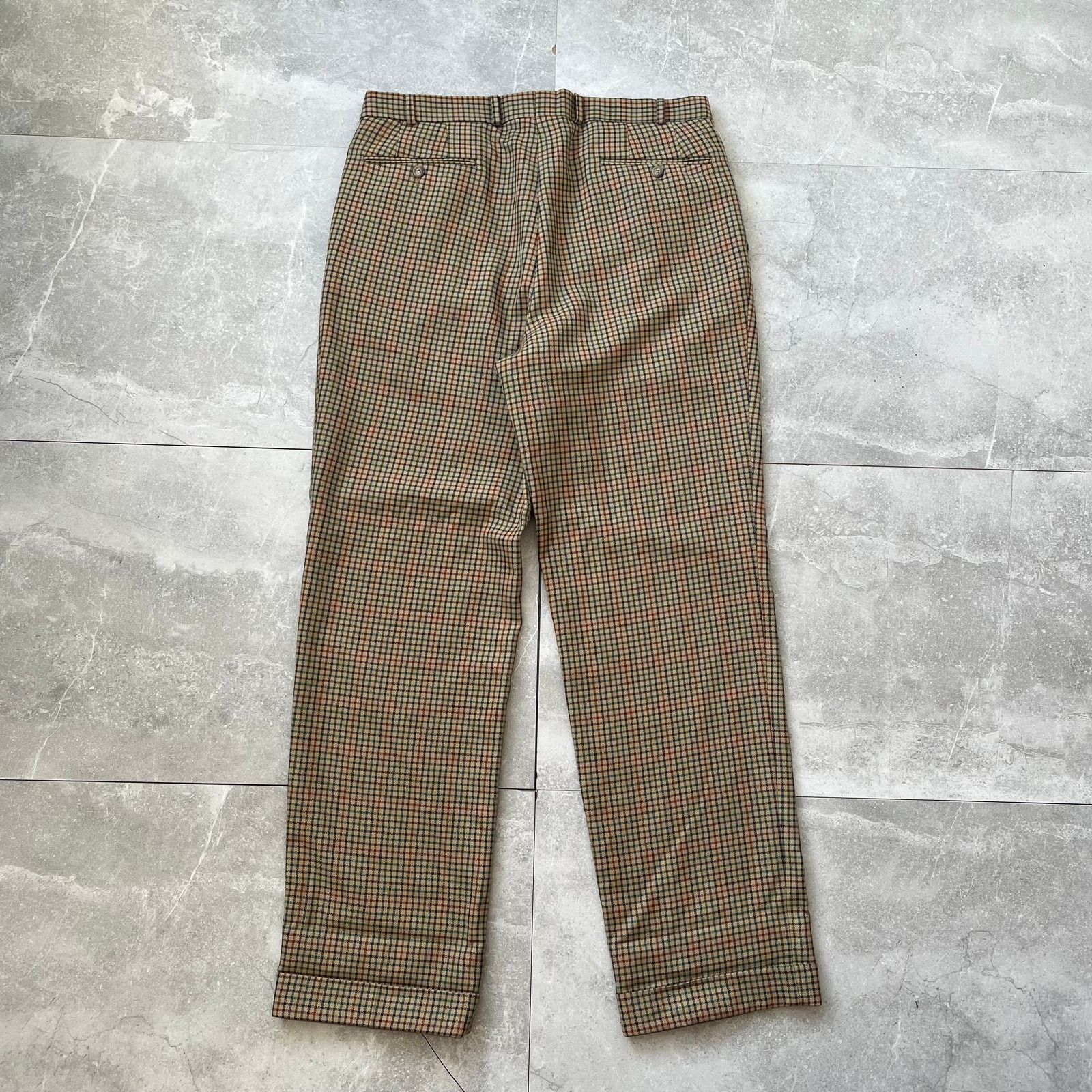 Burberry Burberrys Vintage Trousers – Mens Size 35 Wool Pants Pleated Size US 35 - 8 Thumbnail