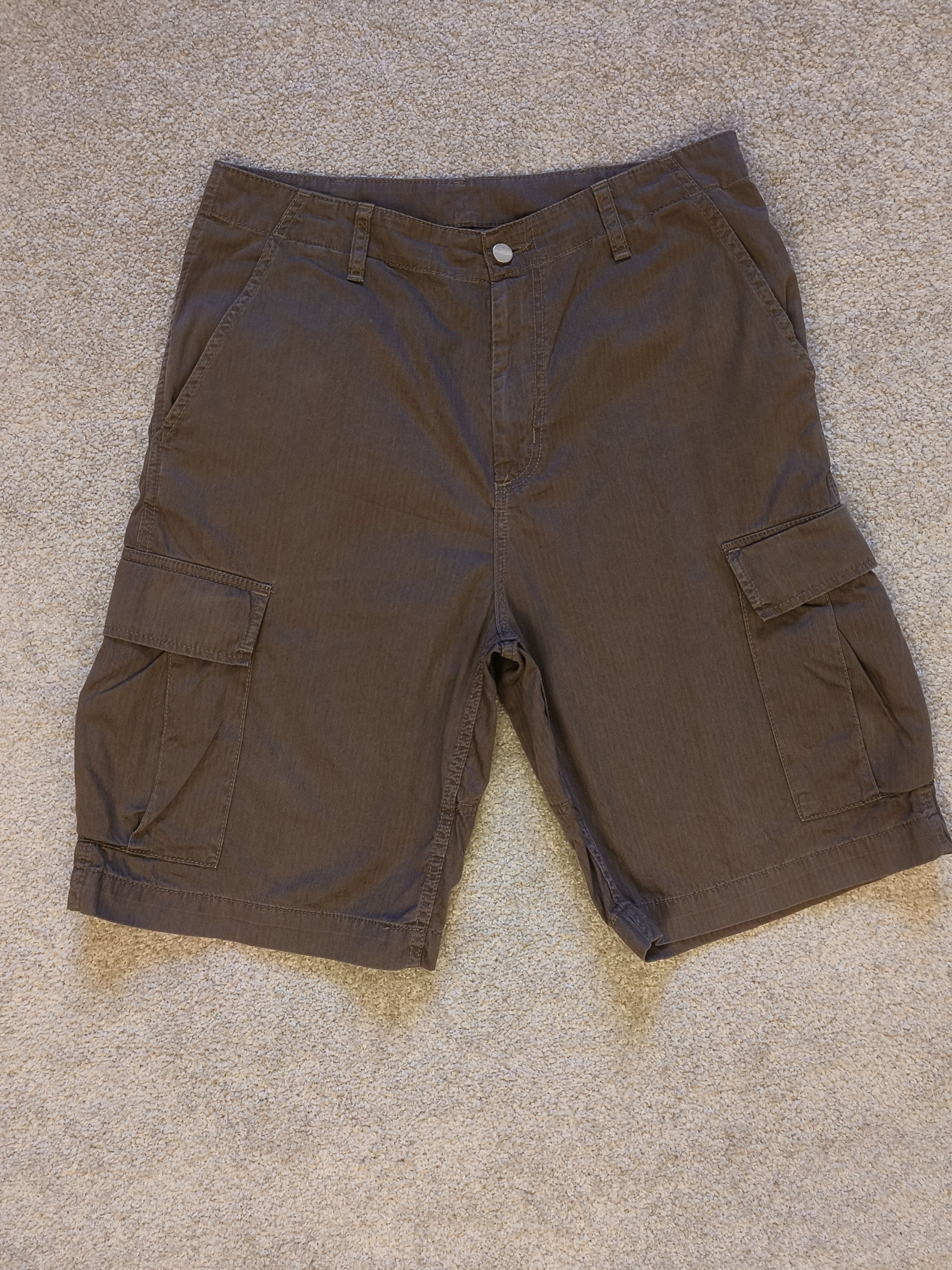 Carhartt Carhartt Ripstop Cargo Bermuda Brown Vintage Shorts Size US 30 / EU 46 - 2 Thumbnail