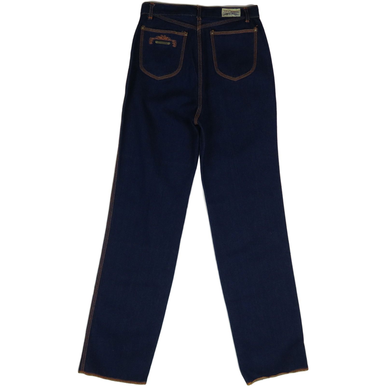 Vintage Vintage 70s 80s Brittania Boho Denim Jeans 28 Size US 28 / EU 44 - 2 Thumbnail