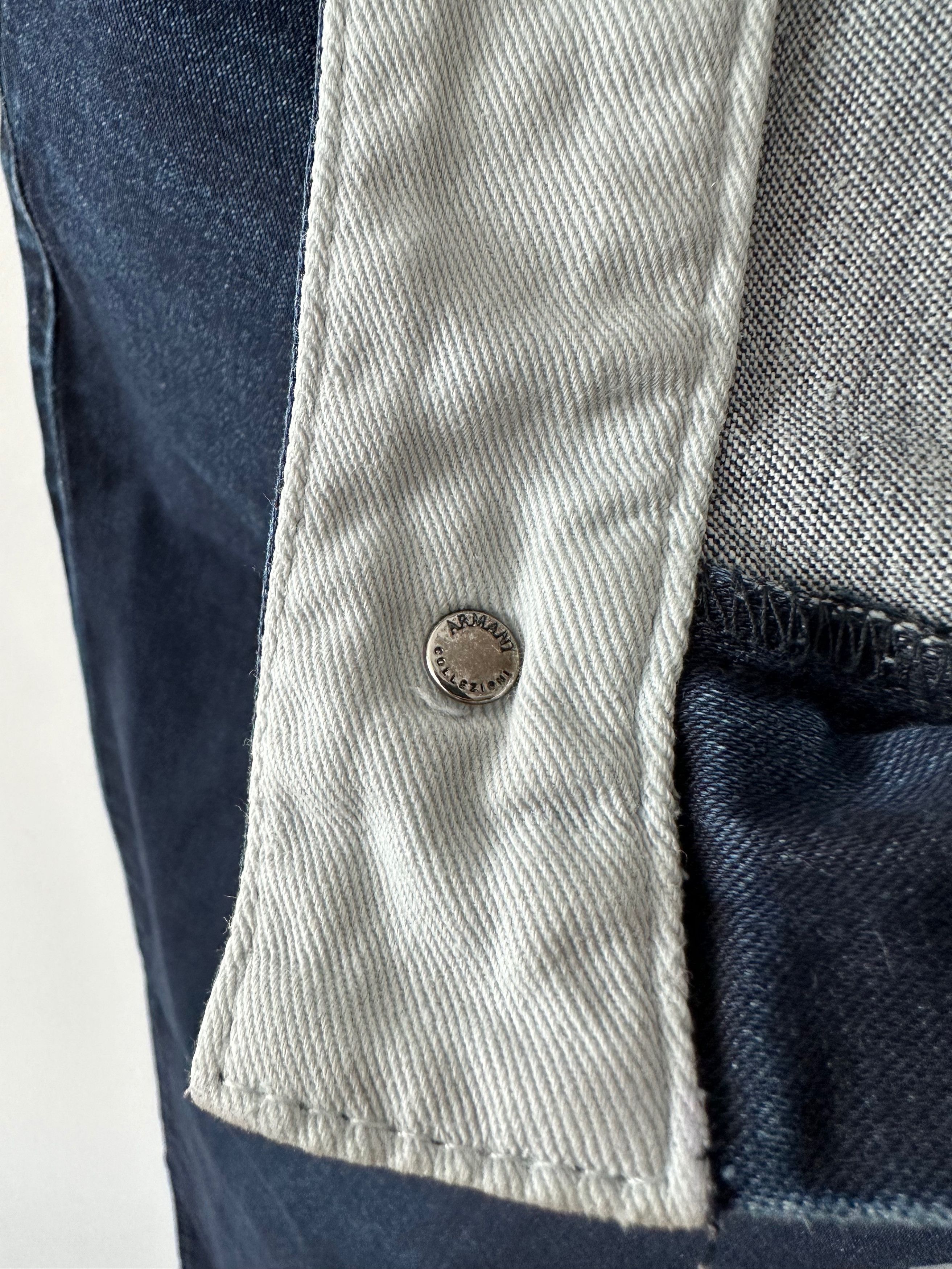 Armani Collezioni Armani Collezioni Indaco J15 Stretch denim pants indigo blue Size US 36 / EU 52 - 16 Thumbnail