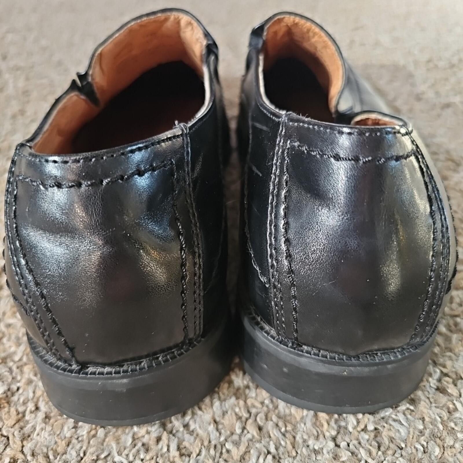 Joseph Abboud Joseph Abboud X173421 14M Black Slip On Dress Shoes Size US 14 / EU 47 - 5 Thumbnail