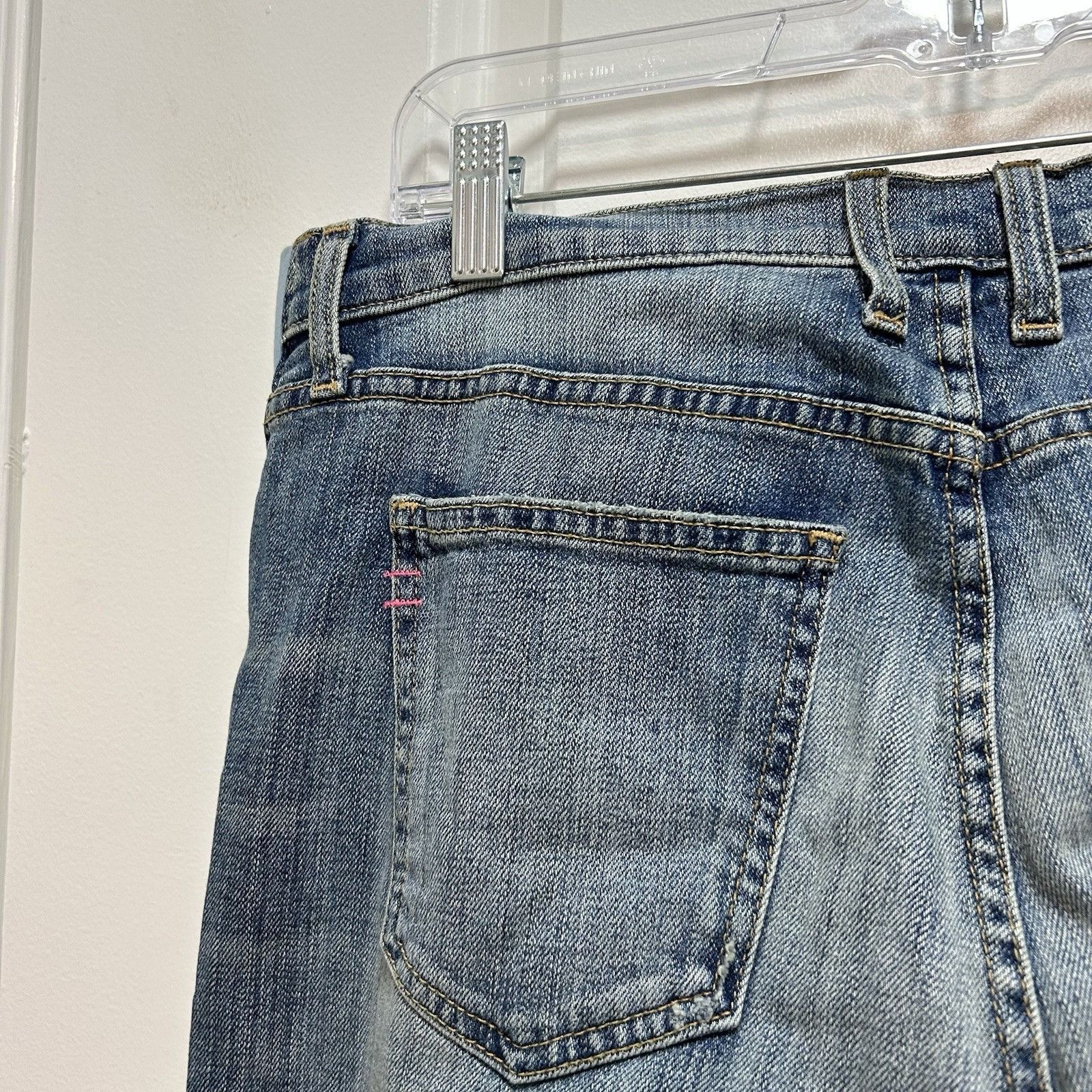 Current/Elliot Current Elliot x Hatch Jeans Womens Blue The Boyfriend Mater Size 27" / US 4 / IT 40 - 19 Thumbnail