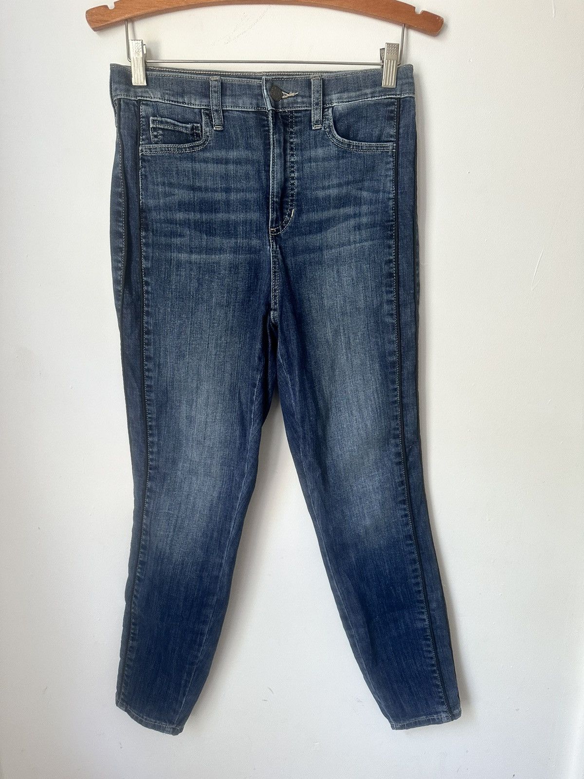 Banana Republic Striped Designer Denim Size US 28 / EU 44 - 1 Thumbnail