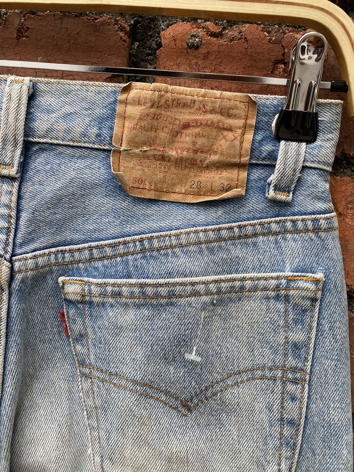 Levi's × Levi's Vintage Clothing × Vintage W28x29.5 vintage levi's 501xx 90s made in USA Size US 28 / EU 44 - 3 Thumbnail