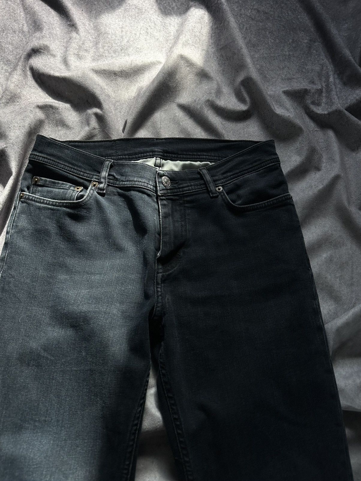 Acne Studios Acne Studios North Blue Black Slim Jeans Size US 29 - 7 Thumbnail