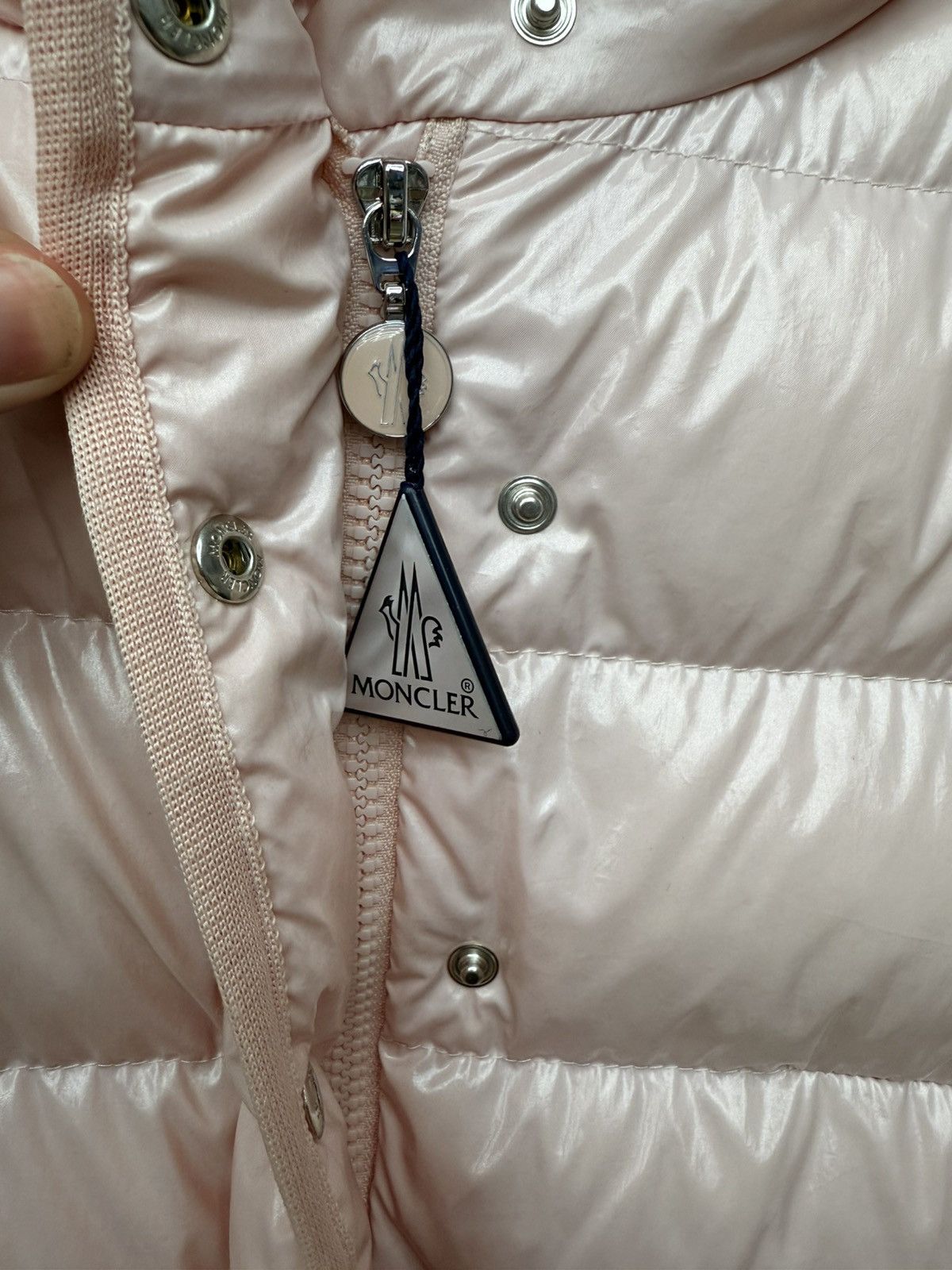 Moncler Moncler Barante shiny light pink puffer jacket Size M / US 6-8 / IT 42-44 - 5 Thumbnail