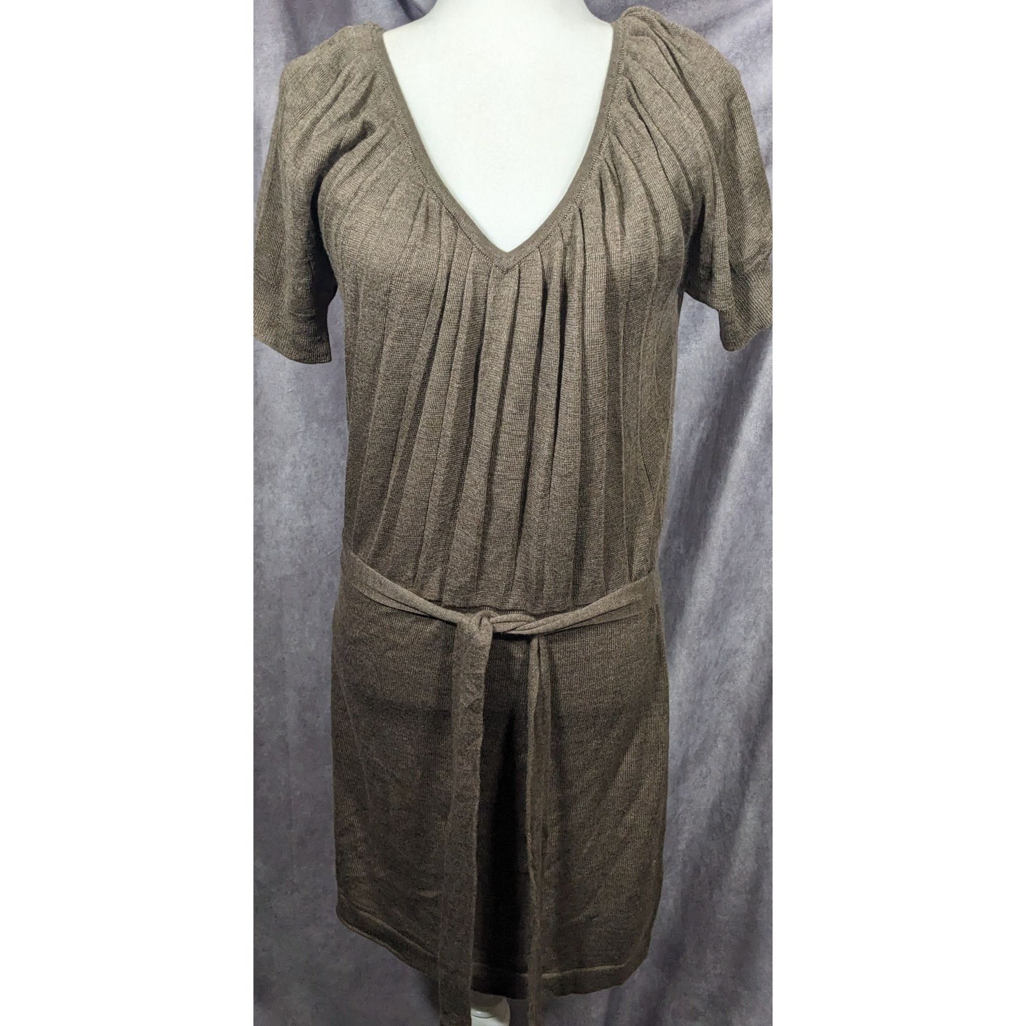 Loft Ann Taylor Loft Preppy Cafe Brown Blouson Dress Size S / US 4 / IT 40 - 4 Thumbnail