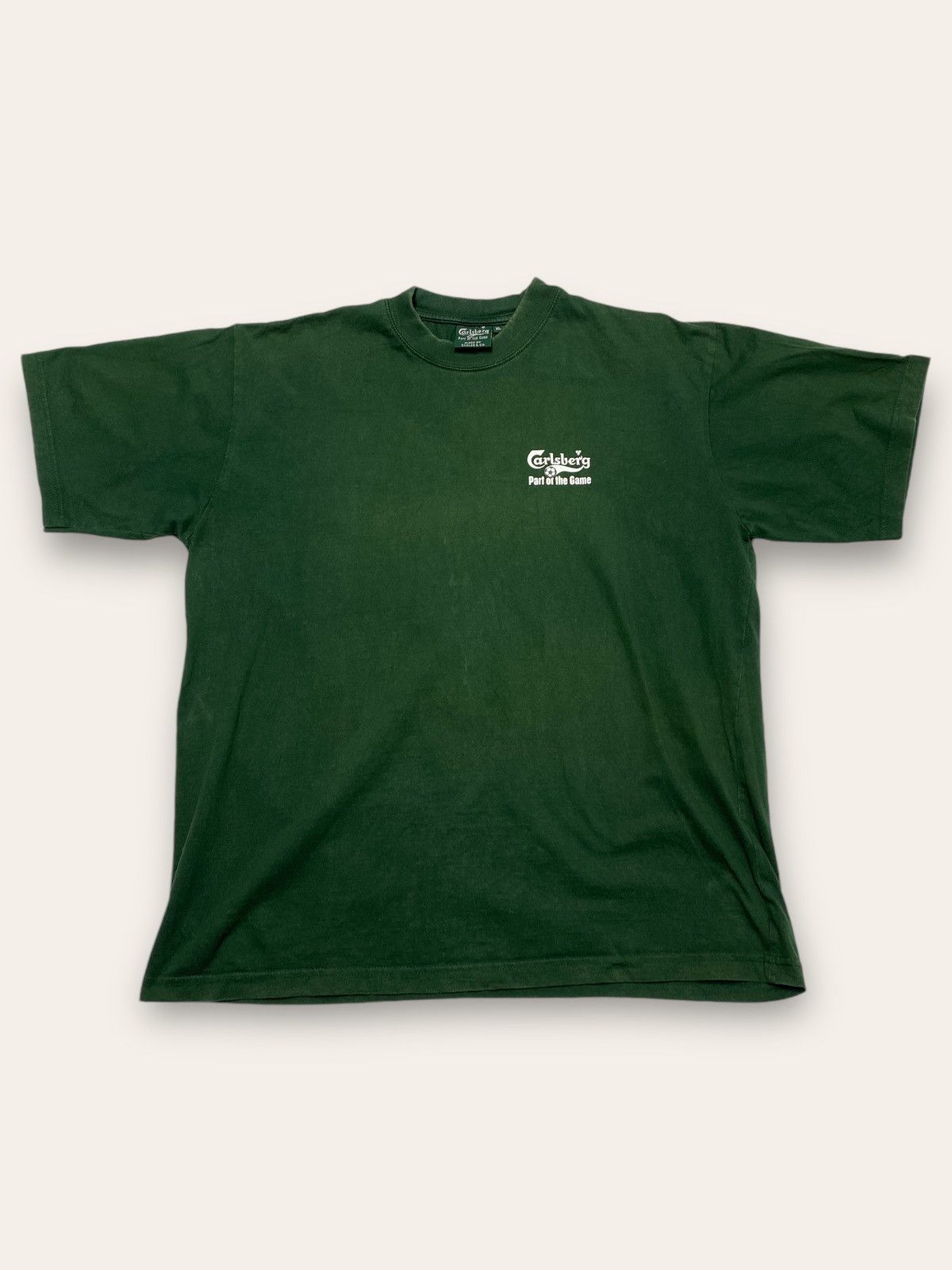 Vintage Vintage CARLSBERG Soccer Football Part Of The Game Tee Shirt Size US XL / EU 56 / 4 - 2 Thumbnail