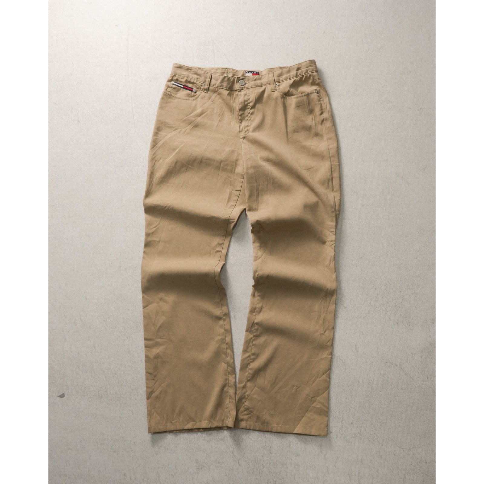 Tommy Hilfiger Vintage 90s Tommy Hilfiger Khaki Jeans - Women's 34Wx31L Size 34" / US 12 / IT 48 - 1 Thumbnail