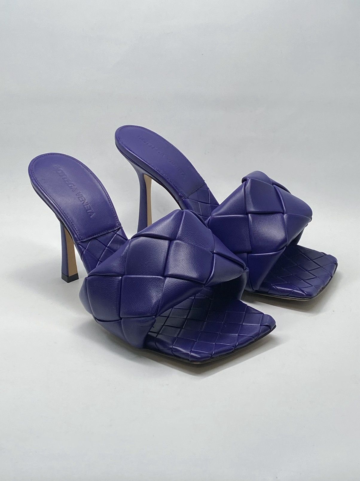 Bottega Veneta Bottega Veneta Intrecciato Lido Heeled Sandals size 37 Size US 7 / IT 37 - 3 Thumbnail