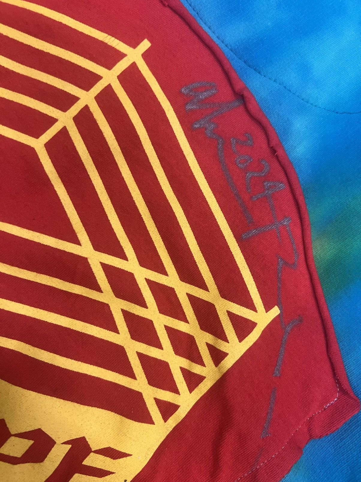 Rap Tees Westside Gunn x Rebirth Studios SIGNED Tie Dye Benoit Hoodie Size US XL / EU 56 / 4 - 3 Thumbnail