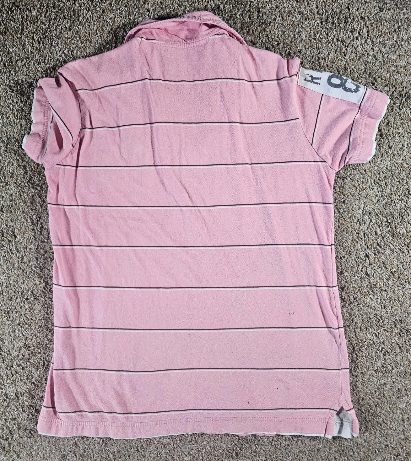 Carbon Carbon District 87 Pink Polo Shirt Mens S Size US S / EU 44-46 / 1 - 8 Thumbnail
