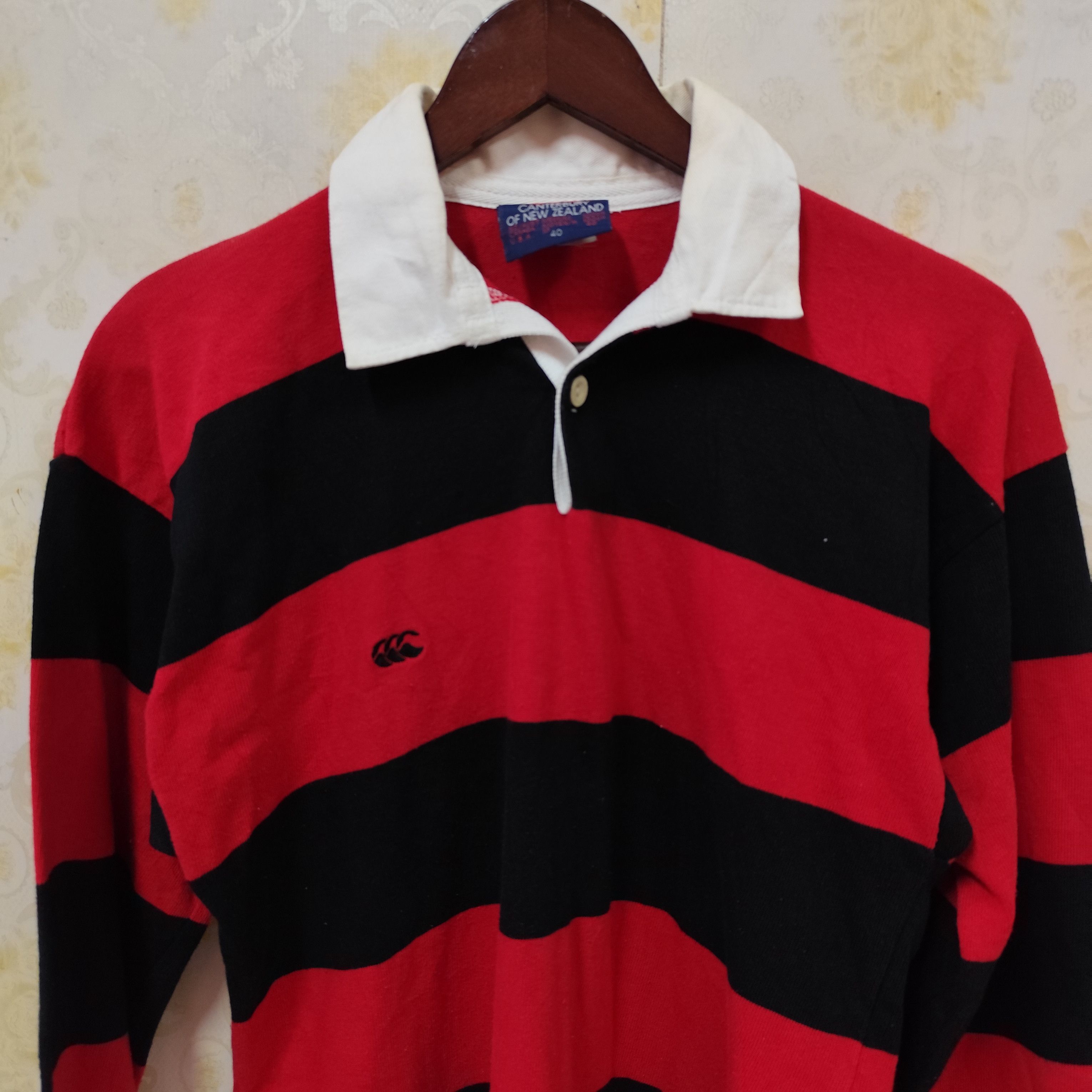 Canterbury of New Zealand × Vintage 🇳🇿VINTAGE CANTERBURY MADE IN NEW ZEALAND LONG SLEEVE SHIRT Size US M / EU 48-50 / 2 - 3 Thumbnail