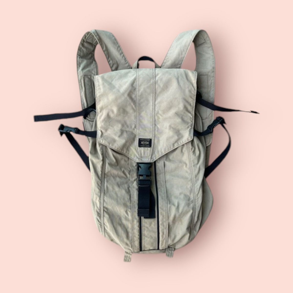 Head Porter VINTAGE SUNFADED PORTER CYLINDER DAYPACK/RUCKSACK/BACKPACK Size ONE SIZE - 1 Thumbnail