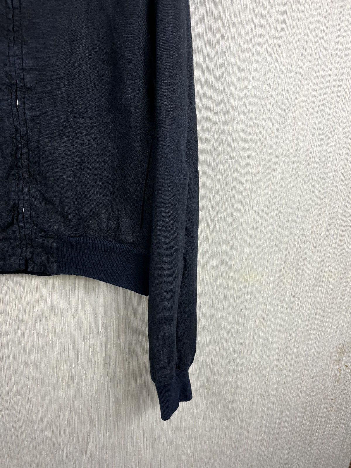 Other Post Card linen cropped navy bomber jacket boxy riri luxury Size XL / US 12-14 / IT 48-50 - 5 Thumbnail