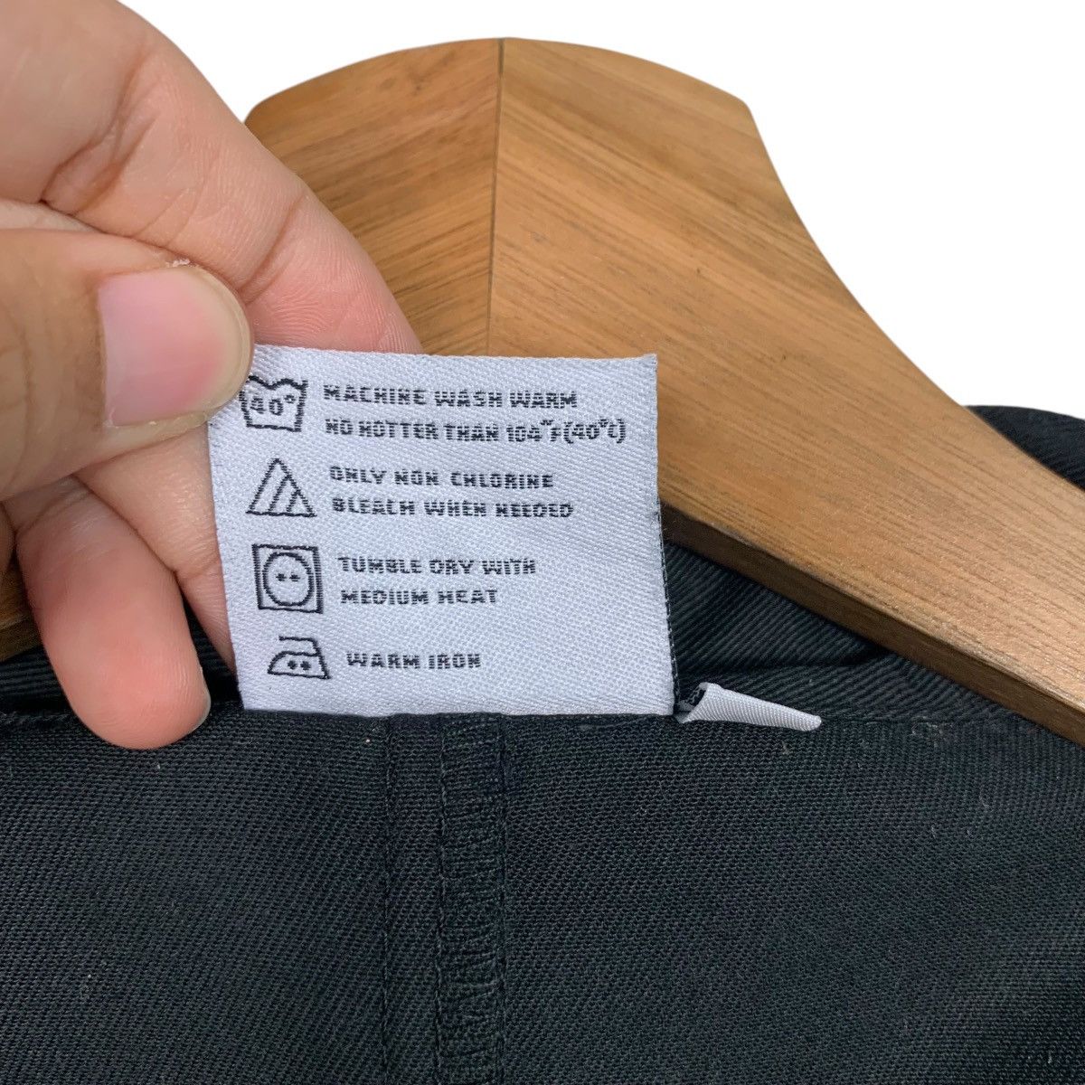 Japanese Brand HUBERT Double Side Snap Button Black Shirt #2040-C88 Size US XL / EU 56 / 4 - 14 Thumbnail