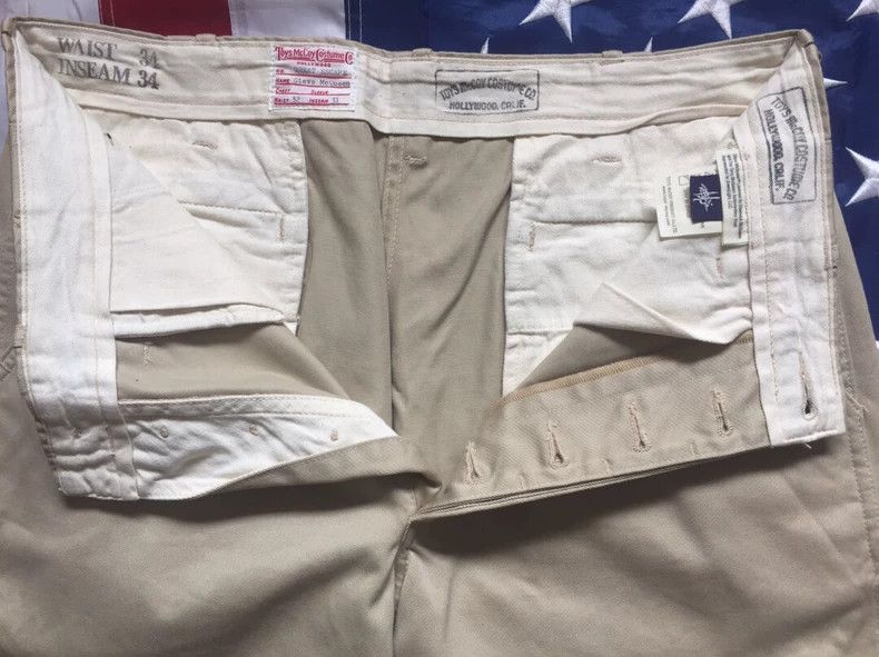 The Real McCoy's The Real McCoys Size34 S Great Escape Khaki Chino Pants, Lo Size US 27 - 6 Thumbnail