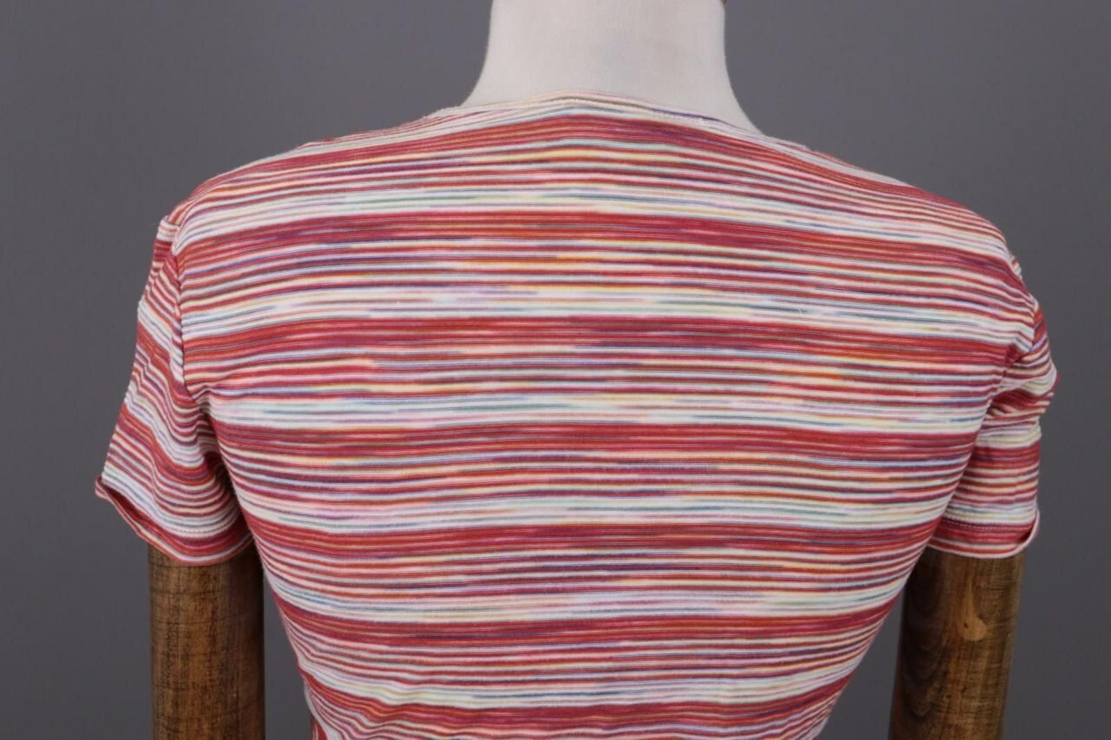 Missoni Missoni Multicolor Striped Short Sleeve Sumeer Top T-Shirt Size M / US 6-8 / IT 42-44 - 10 Thumbnail