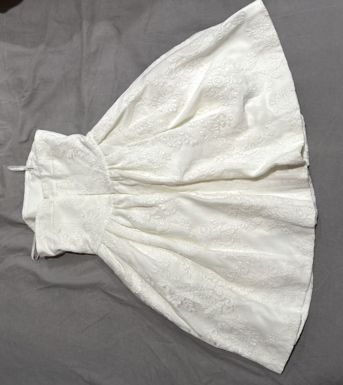 Self-Portrait Self Portrait Cream Lace Bandeau Mini Dress Size XS / US 0-2 / IT 36-38 - 3 Thumbnail