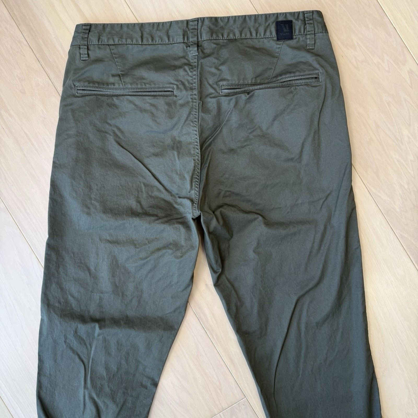 Vuori Vuori Collins Chino Pants 34 Green Cotton Minimalist Size US 34 / EU 50 - 8 Thumbnail