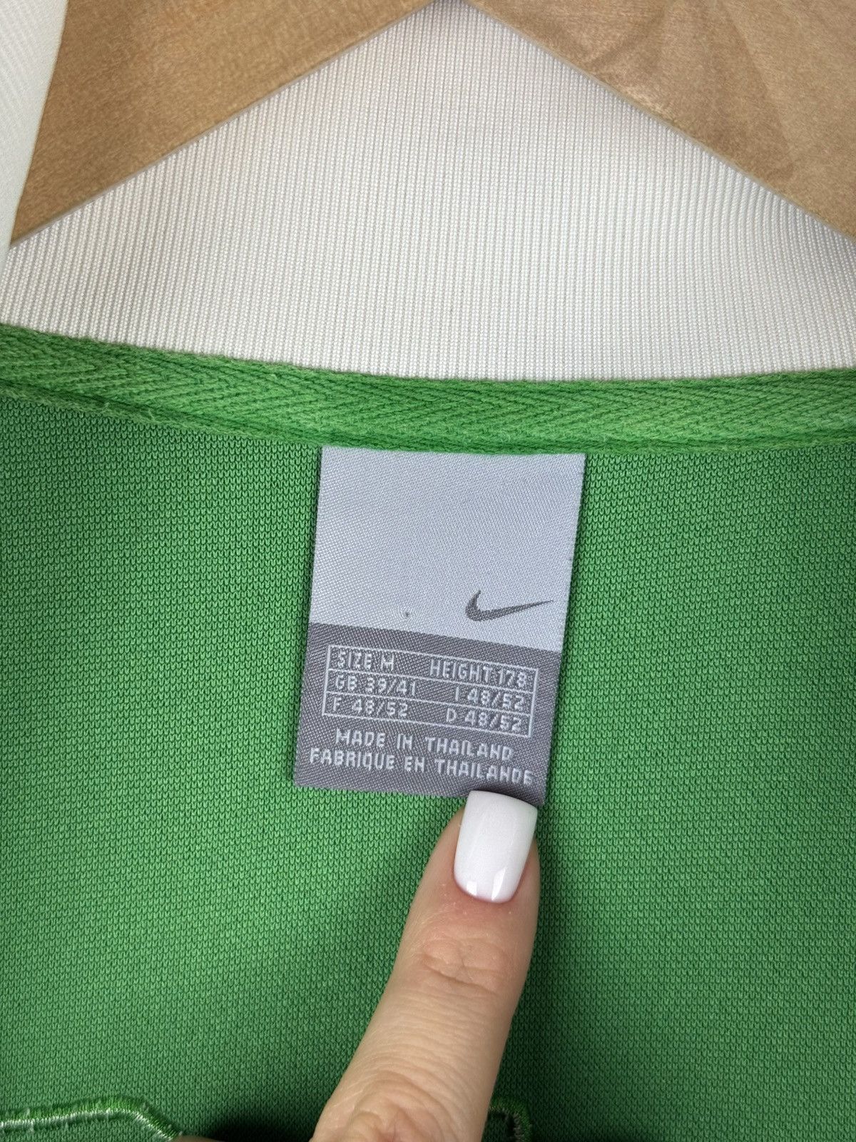 Nike Nike Brazil Vintage Soccer Track Top Jacket Size M Size US M / EU 48-50 / 2 - 23 Thumbnail