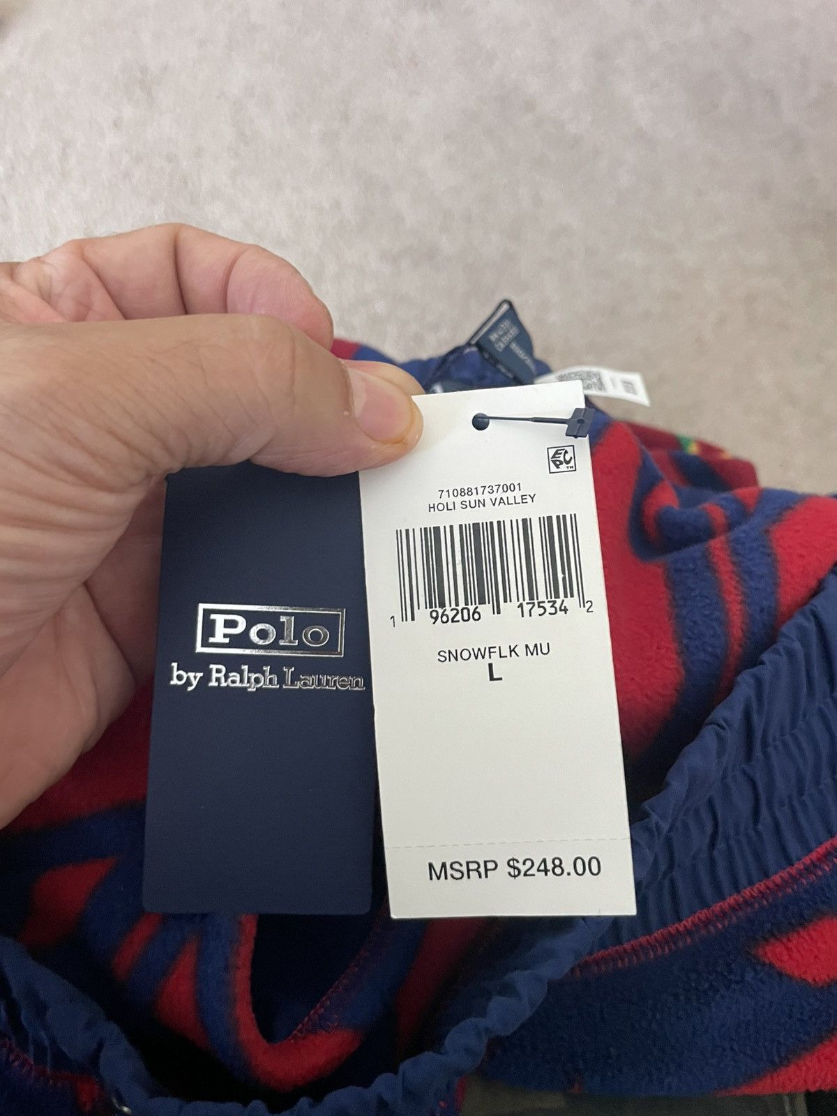 Polo Ralph Lauren Fair Isle Fleece Jogger pants Holiday nwt 248.00 Size US 36 / EU 52 - 10 Thumbnail