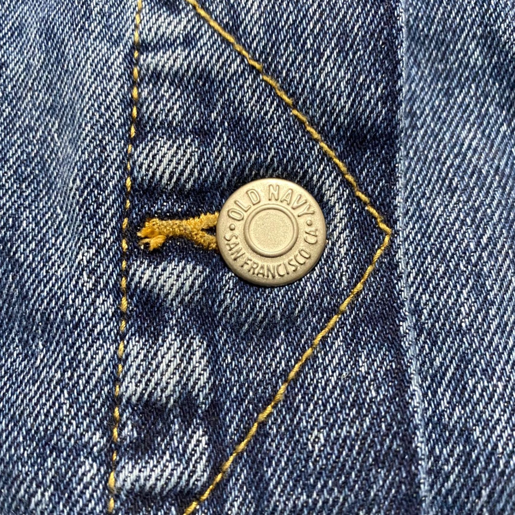 Old Navy Old Navy Denim Jacket Womens XL Blue Long Sleeve Button Up Trucker Size XL / US 12-14 / IT 48-50 - 7 Thumbnail