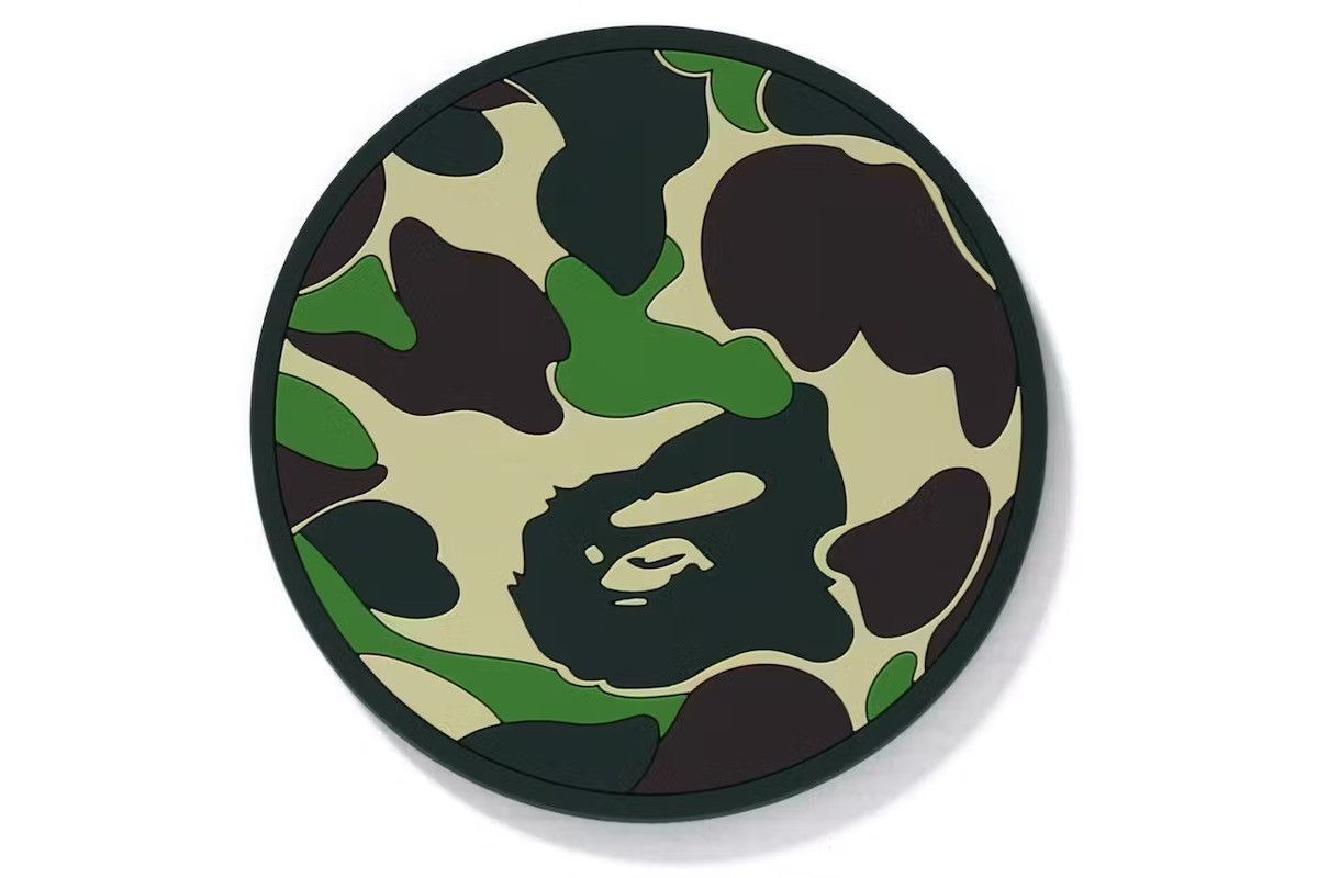 Bape BAPE ABC Camo Rubber Coaster Green Size ONE SIZE - 2 Thumbnail