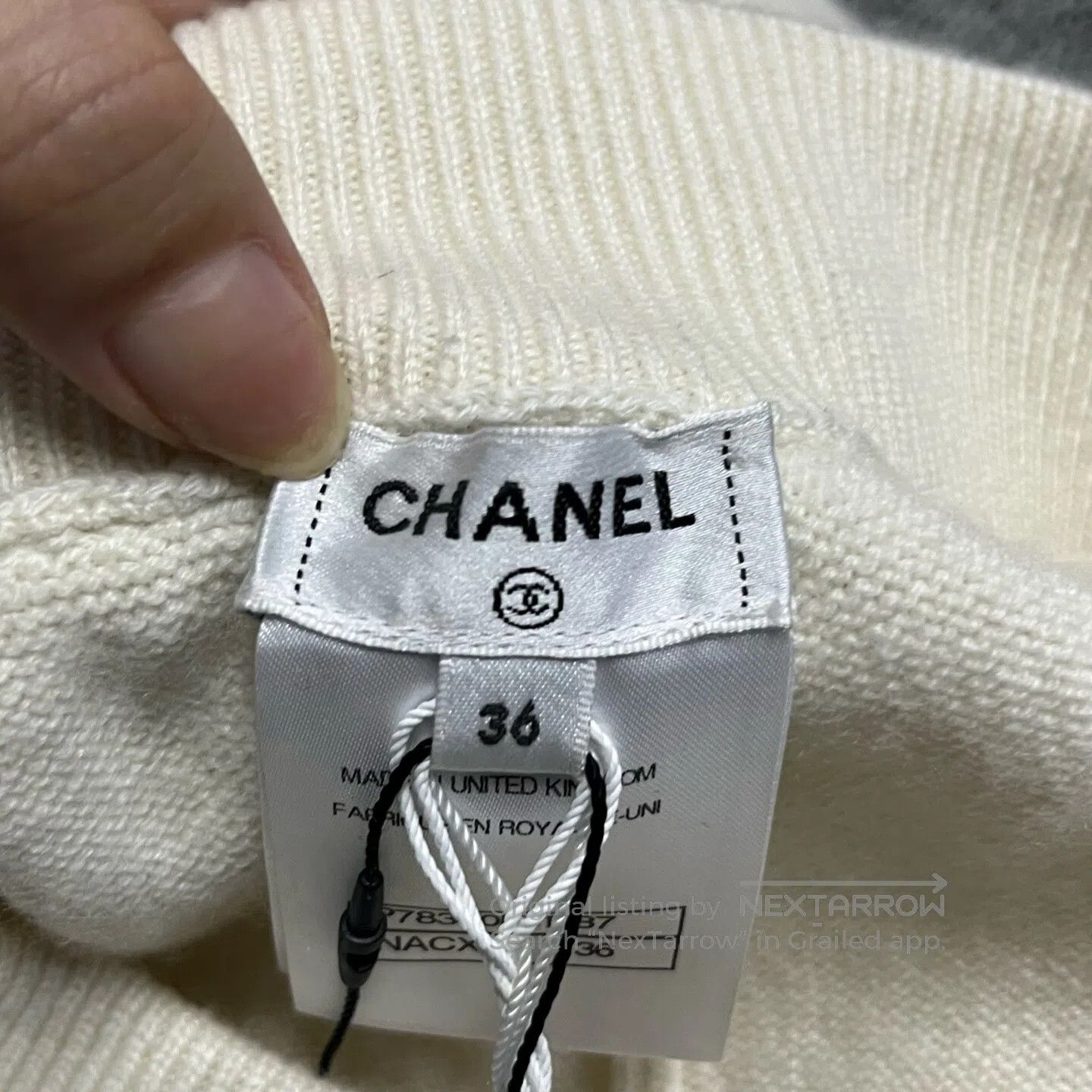 Chanel Chanel SIZE 36 Logo-shaped patchwork-colored mid-rise stra Size 28" / US 6 / IT 42 - 2 Thumbnail
