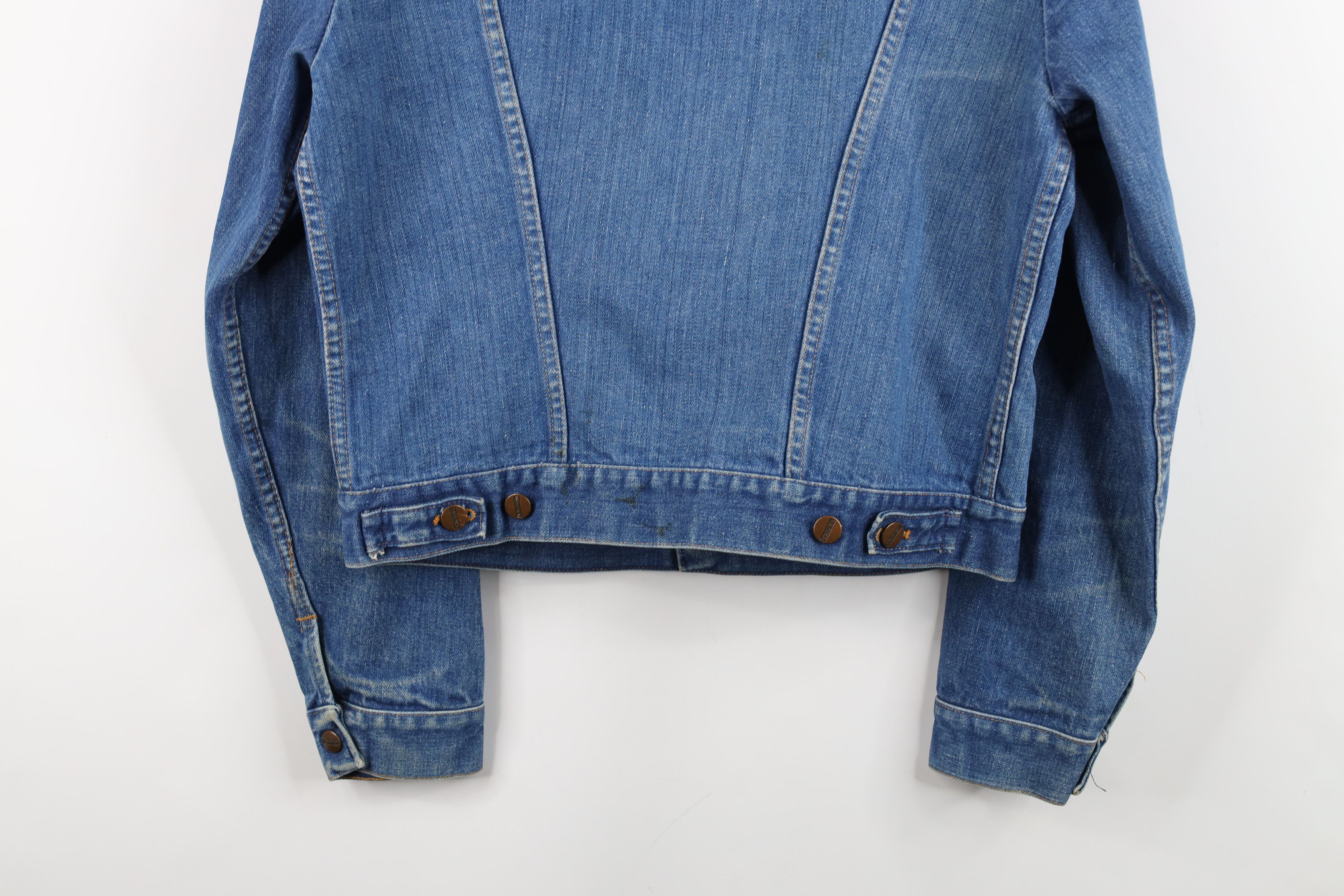 Vintage Vintage 60s Streetwear 14oz Denim Jean Trucker Jacket USA Size US XL / EU 56 / 4 - 15 Thumbnail