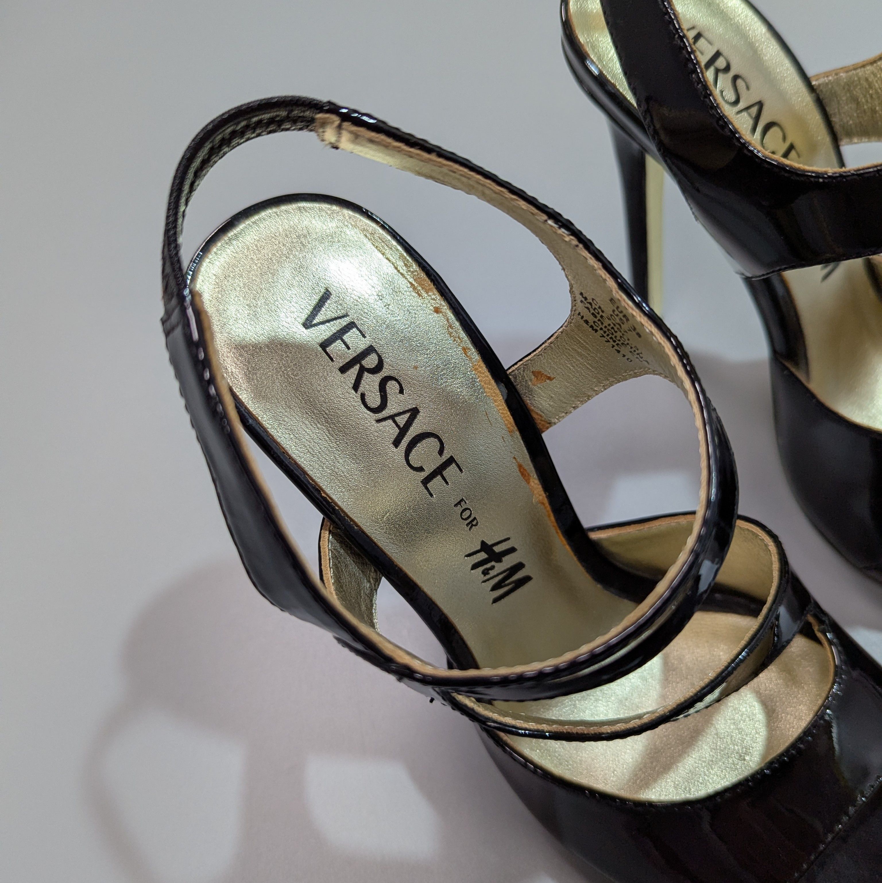 H&M × Versace Authentic Women's Stilettos High Heels Sandals Shoes Size US 7 / IT 37 - 10 Thumbnail
