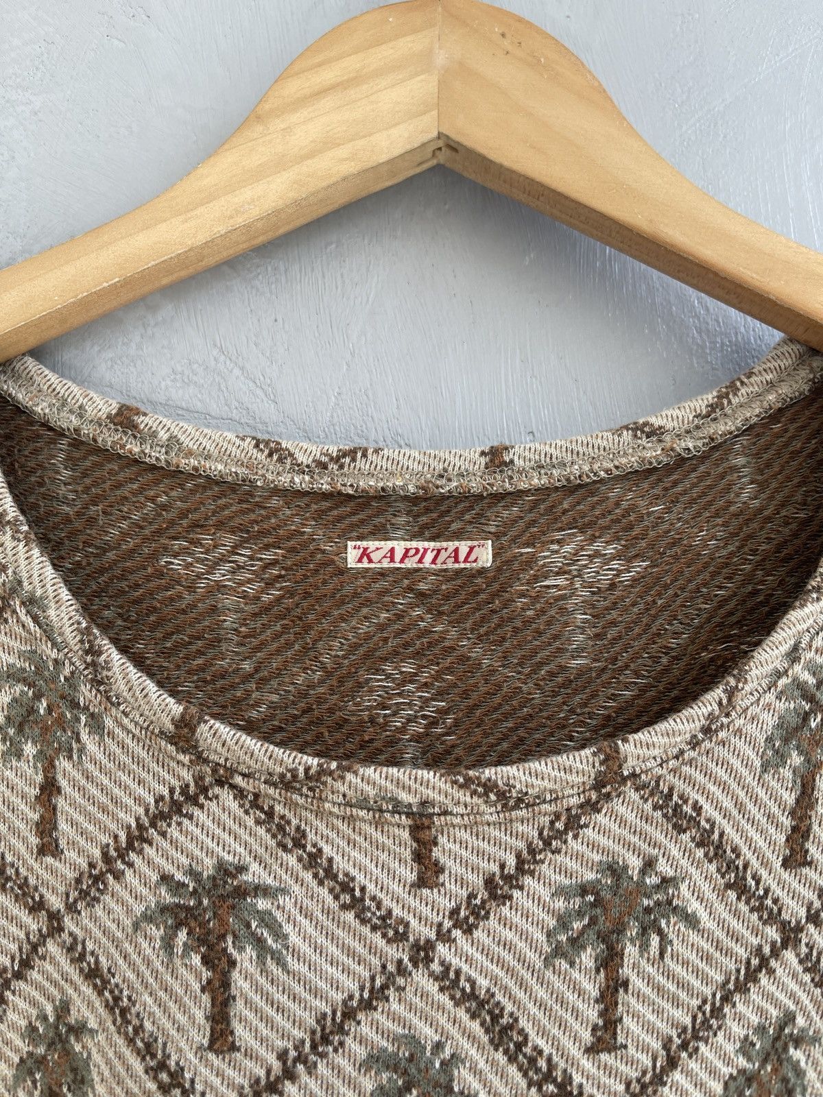 Kapital Kapital Palm Grid Drape Top Size US M / EU 48-50 / 2 - 3 Thumbnail