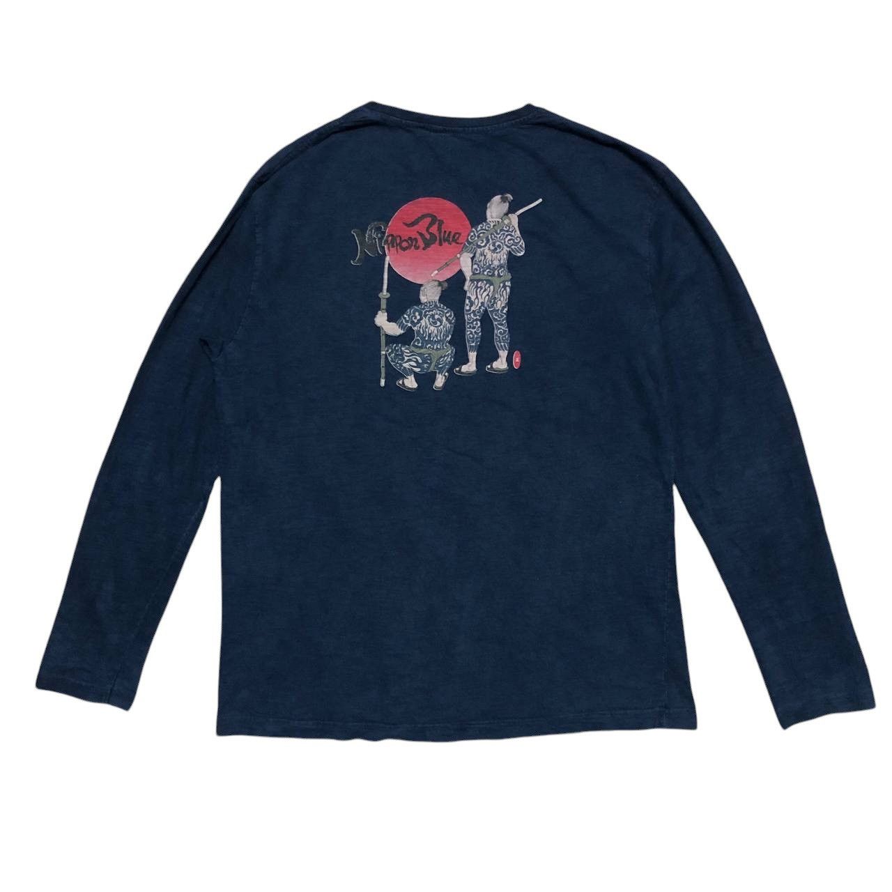 Indigo × Japanese Brand NIPPON BLUE TRADITIONAL JAPANESE INDIGI T SHIRT Size US M / EU 48-50 / 2 - 2 Thumbnail