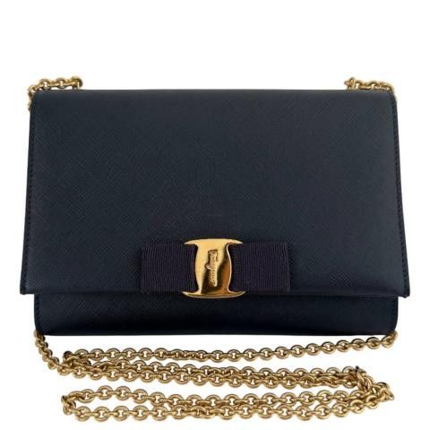 Salvatore Ferragamo o1s1rm0526 Size : OS / Crossbody Bag in Midnight Blue Size ONE SIZE - 1 Thumbnail
