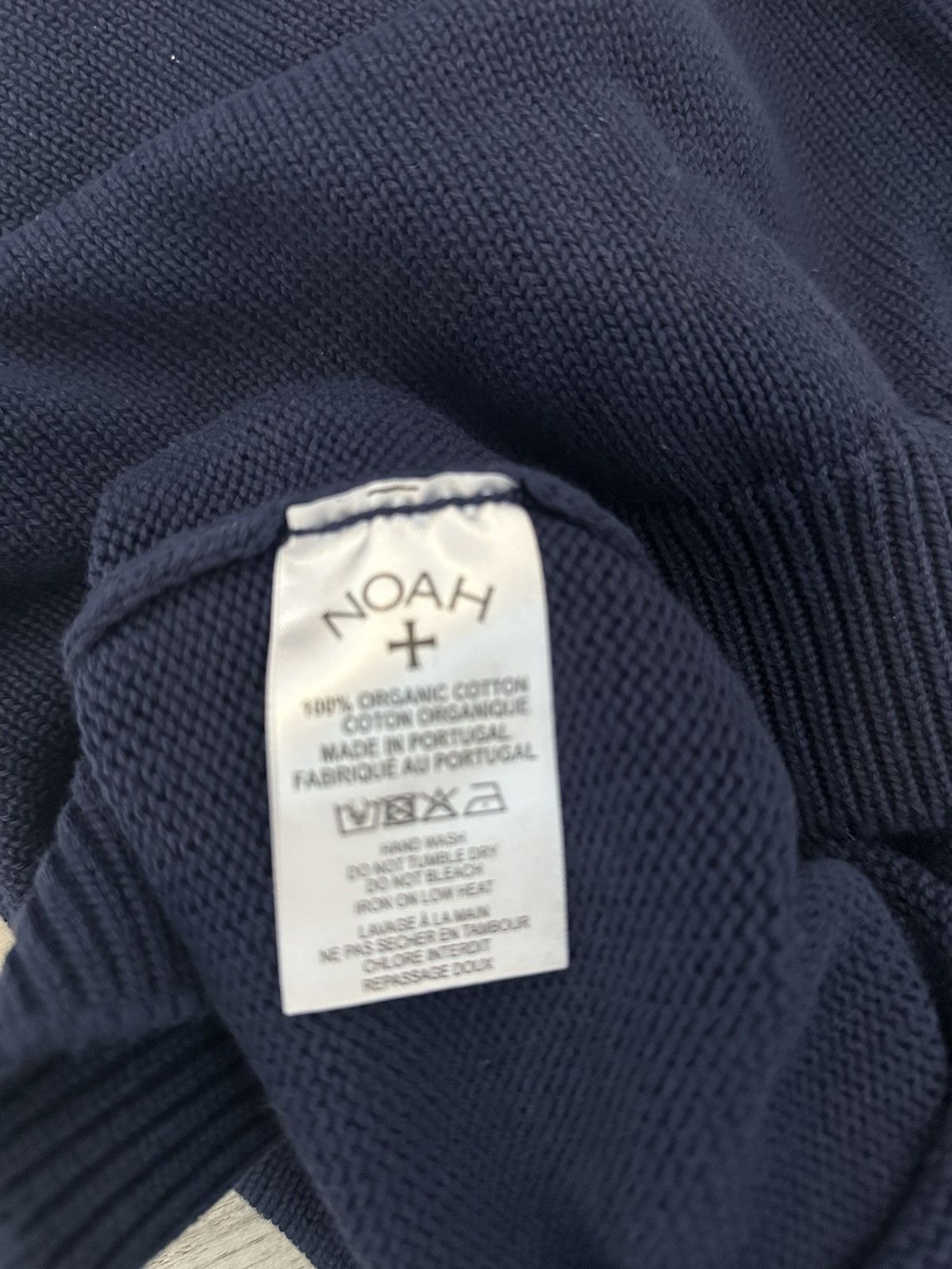 Noah Noah Navy Crewneck Cotton Sweater Size US M / EU 48-50 / 2 - 4 Thumbnail
