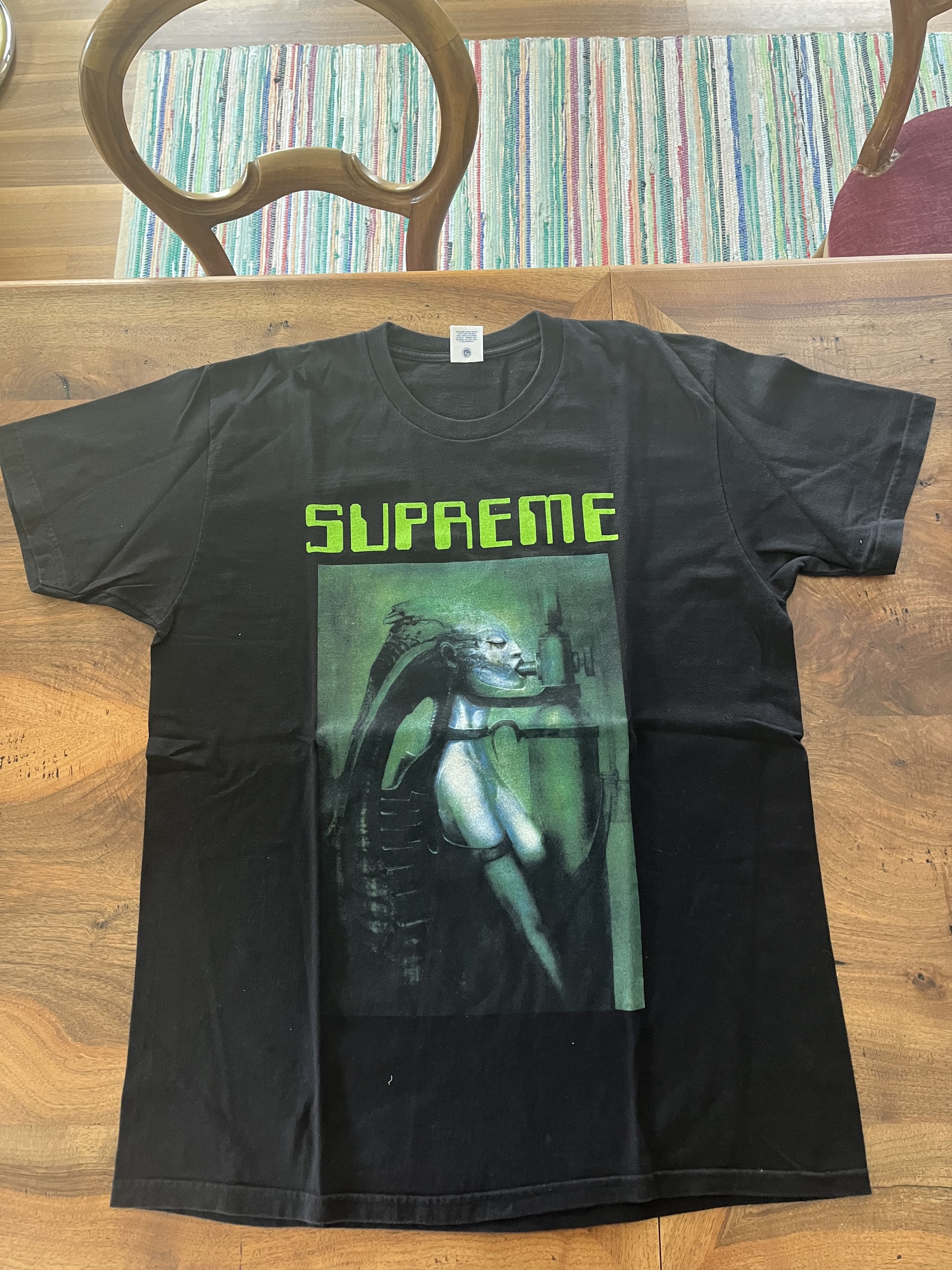 image of Hr Giger X Supreme T-Shirt Size XL in Dark, Men's