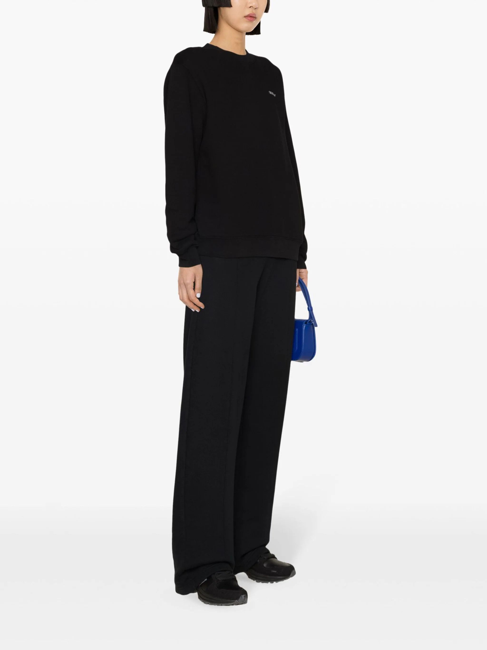 Off-White o1s22i1n0824 X-Ray Arrow Crewneck Sweatshirt in Black Size XS / US 0-2 / IT 36-38 - 4 Thumbnail