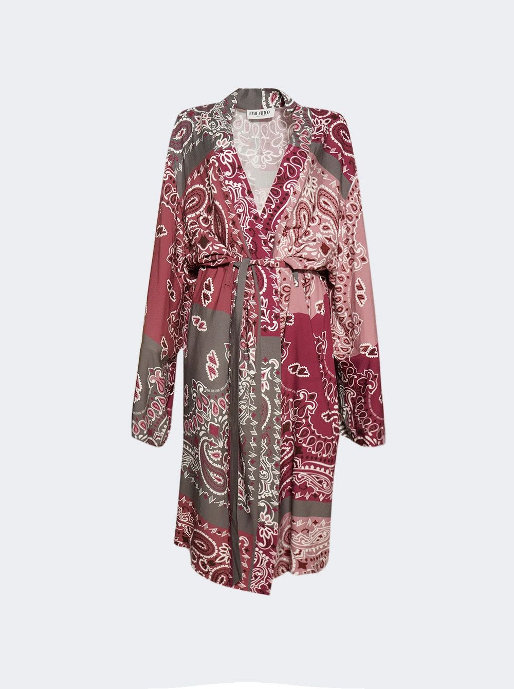 The Attico o1mle0526 Bandana Kaftan Long Dress in Multicolor Size S / US 4 / IT 40 - 1 Thumbnail