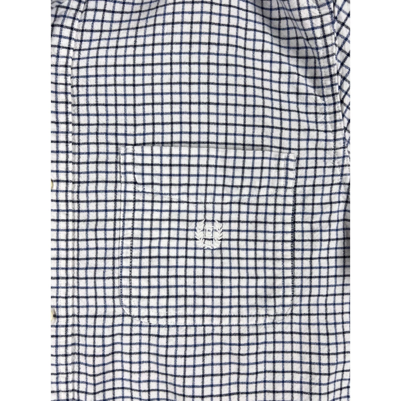 Chaps Chaps Button-Up Shirt Men Regular Cotton White Plaid Long Sleeve Pocket Pocketed Long Sleeve Collared Spread Classic Button-Up Size US M / EU 48-50 / 2 - 6 Thumbnail