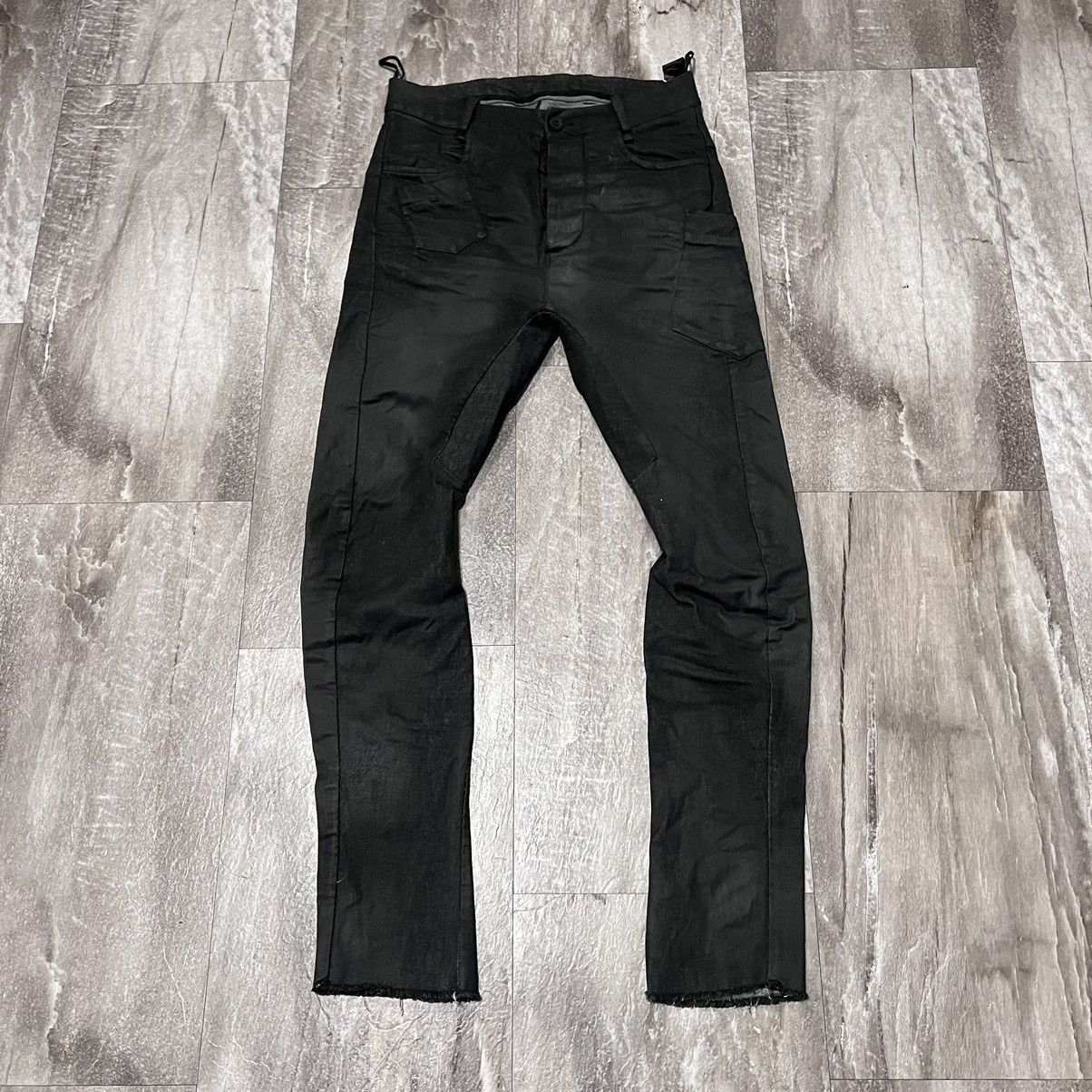 Masnada masnada black waxed cargo pants Size US 30 / EU 46 - 1 Thumbnail