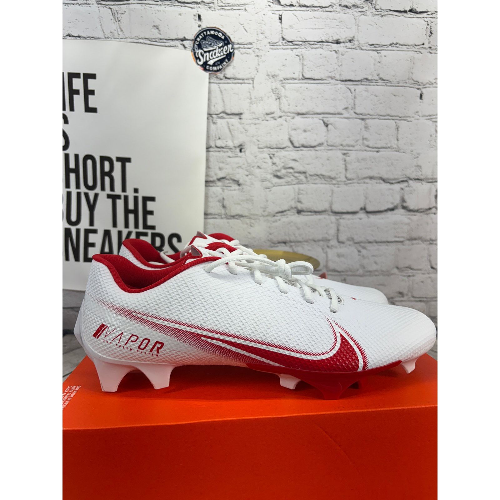 Nike Nike Vapor Edge Speed 360 NFL Football Cleats Men 13.5 Red Size US 13 / EU 46 - 5 Thumbnail