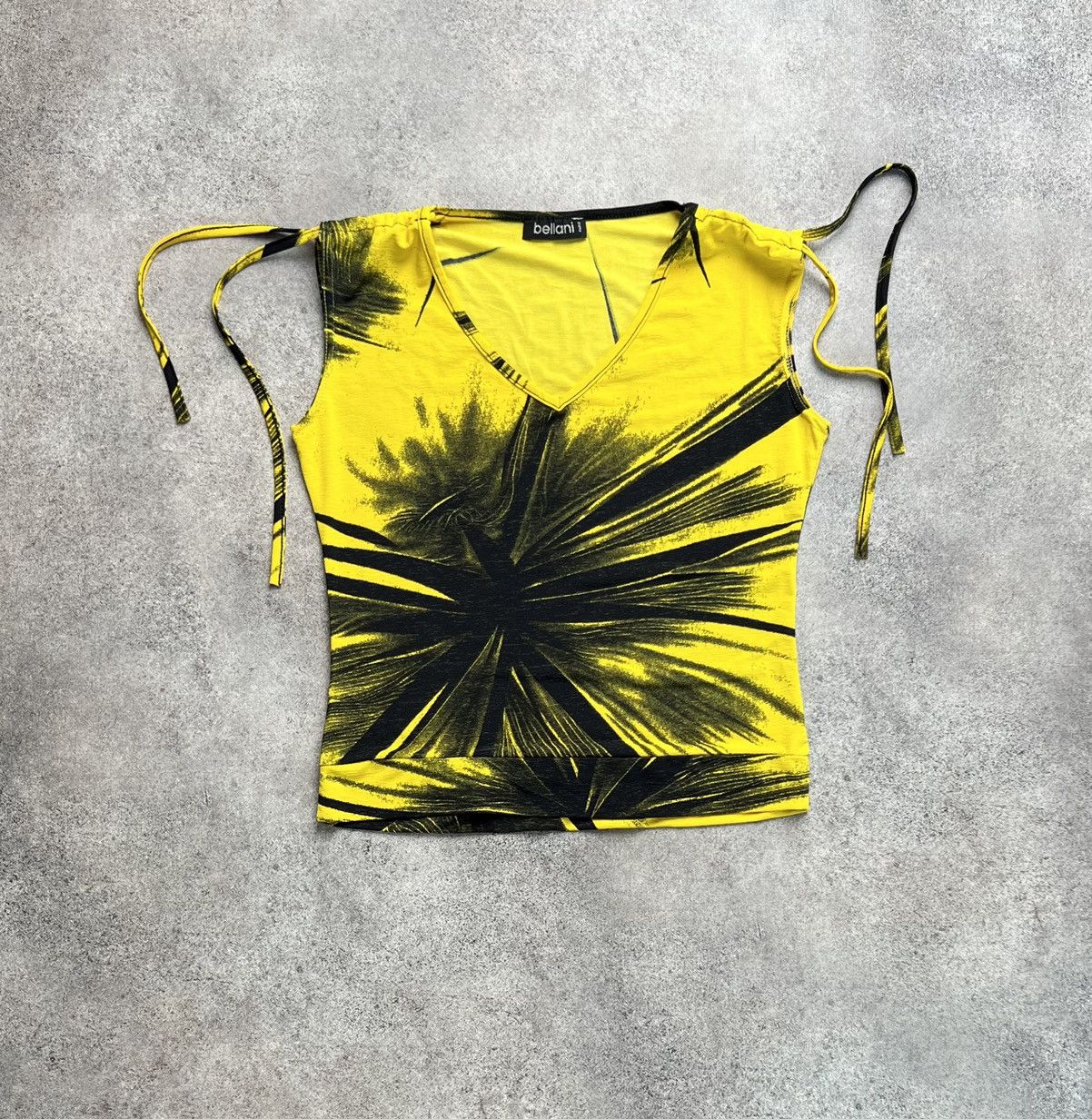 20471120 × Vintage Vintage abstract elastic tank top Size S / US 4 / IT 40 - 1 Thumbnail