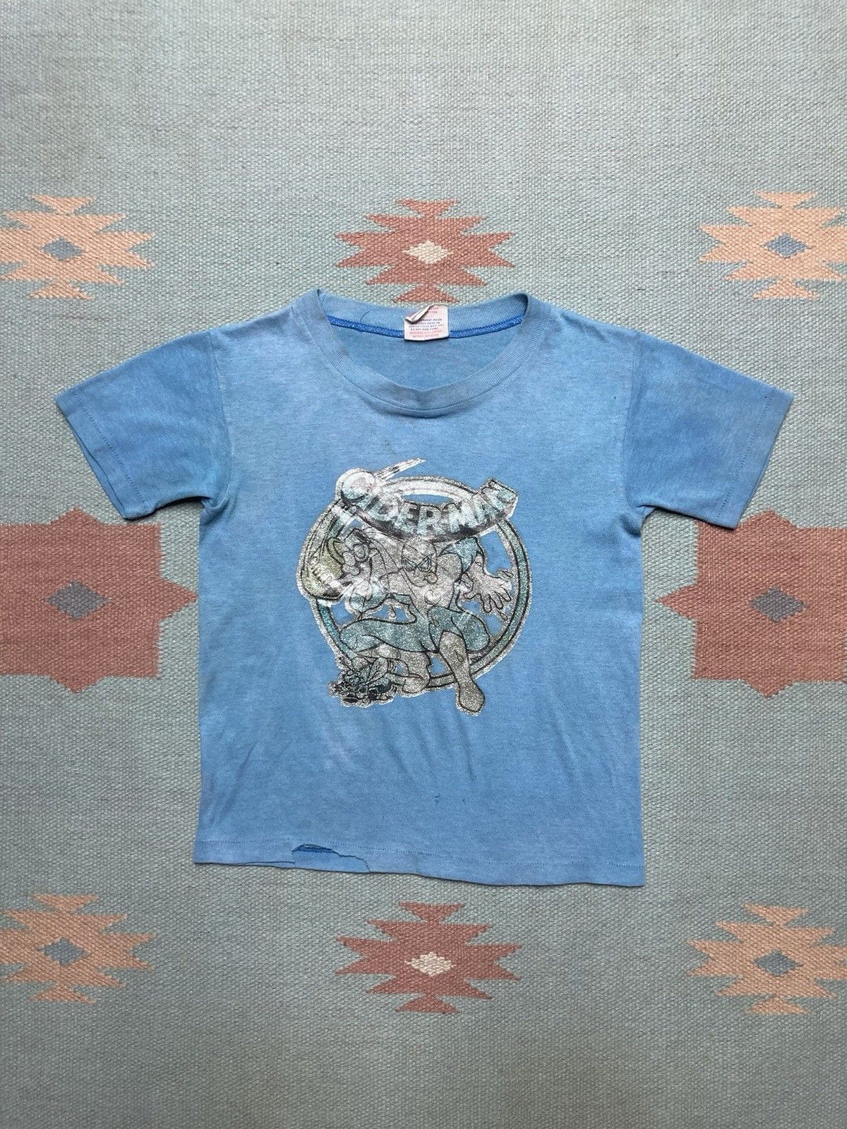 Vintage VTG 70s t shirt cider man spiderman boys L women’s baby tee Size S / US 4 / IT 40 - 1 Thumbnail
