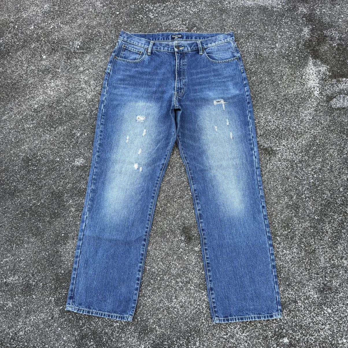 Japanese Brand VINTAGE AMORE DENIM RIPPEP JEAN PANTS Size US 38 / EU 54 - 1 Thumbnail