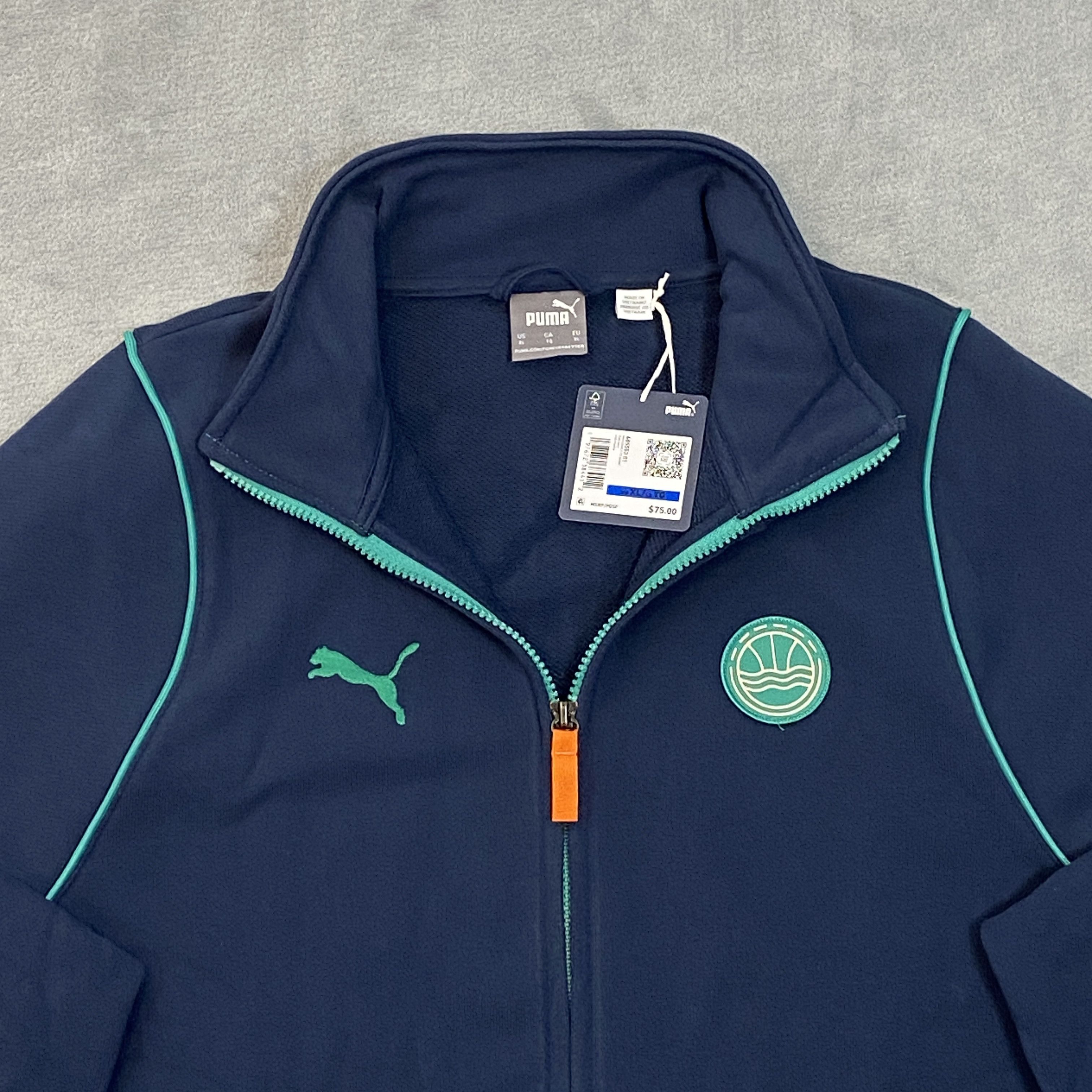 Puma VENICEBALL T-73 Training Jacket XL Graphic Zip HOOP HUNTER Size US XL / EU 56 / 4 - 6 Thumbnail