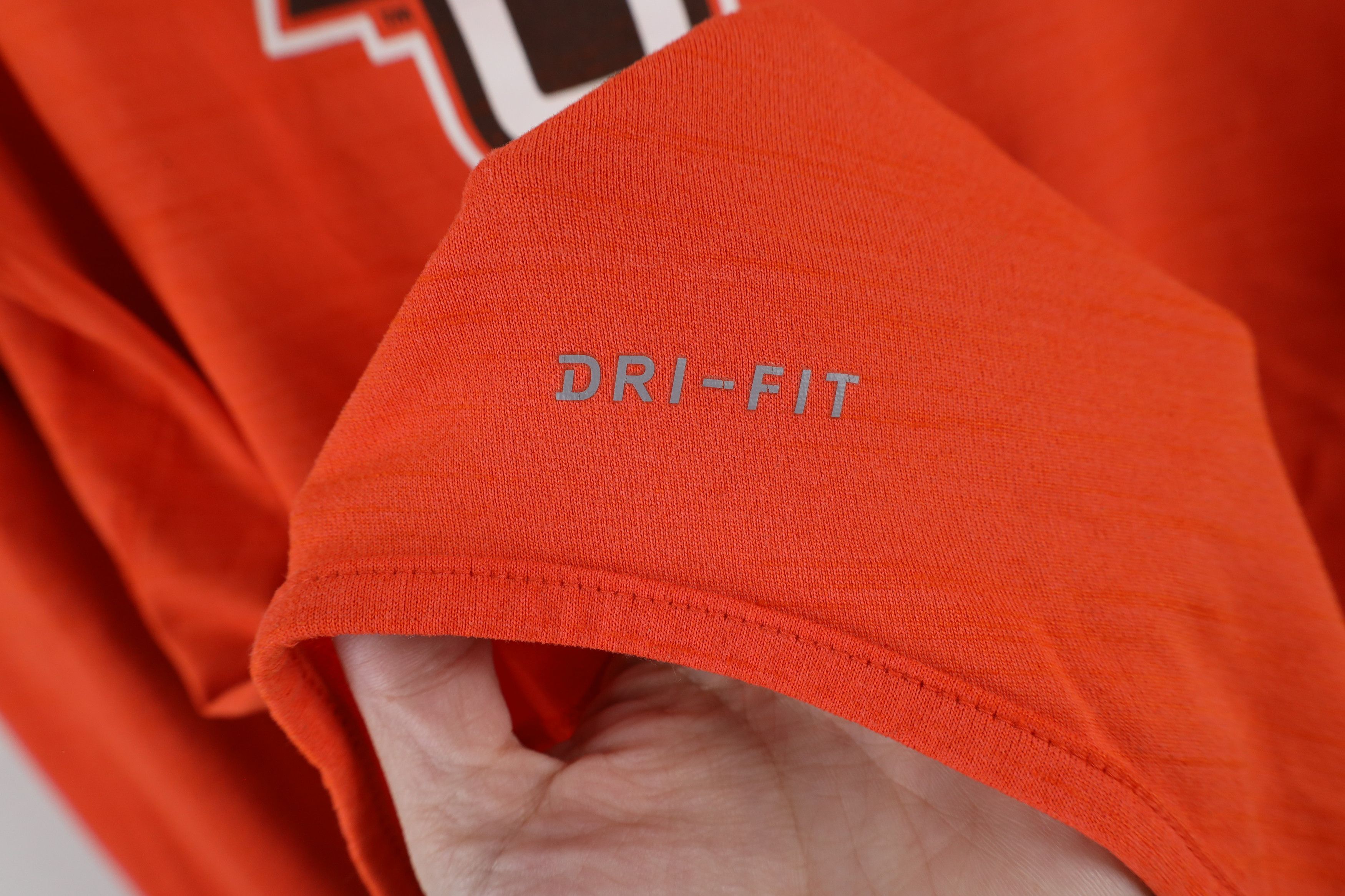 Nike × Vintage Nike Bowling Green State University Hockey T-Shirt Orange Size US S / EU 44-46 / 1 - 10 Thumbnail