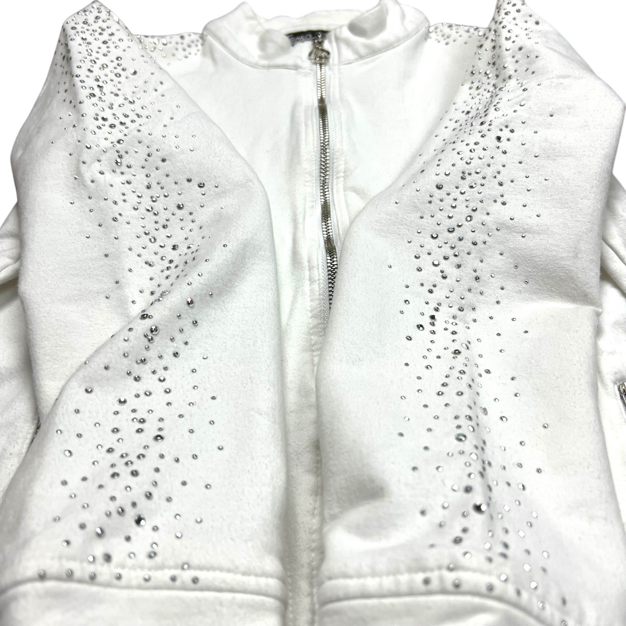Vintage Y2K Tango Mango Rhinestone Zip-up Sweater - L Size L / US 10 / IT 46 - 2 Thumbnail